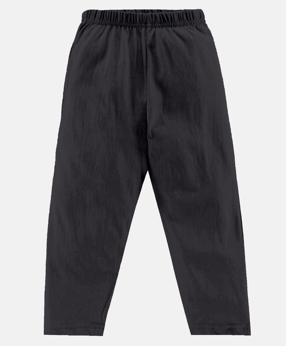 Kiddopanti Solid Pajama With Single Pocket - Jet Black-picture-35