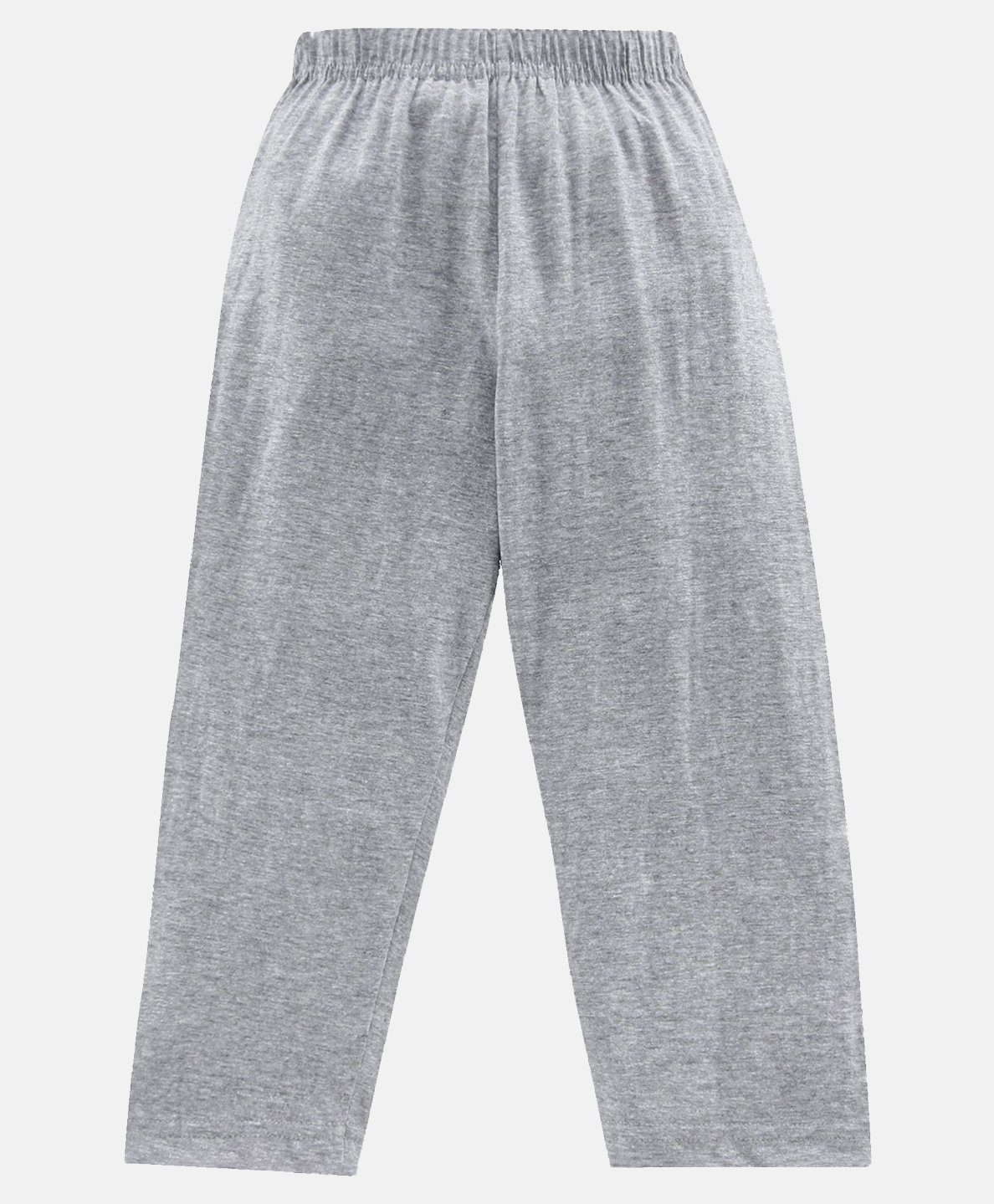 Kiddopanti Solid Pajama With Single Pocket - Grey Melange-picture-13