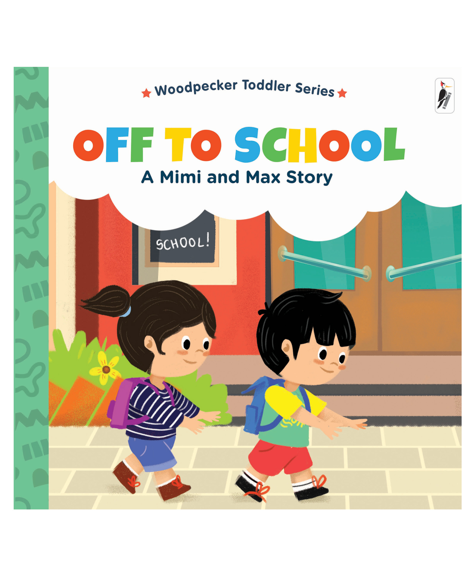 woodpecker books A Mimi & Max Story Off To School Board Book - English-picture-11