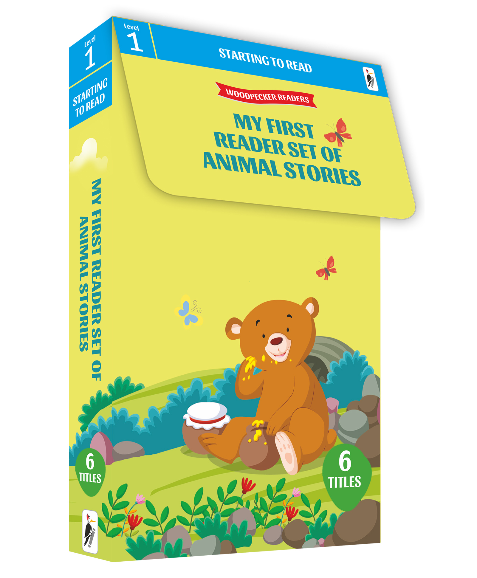My First Reader Set of Animal Stories Level 1 6 Volume Boxed Set - English-image-20