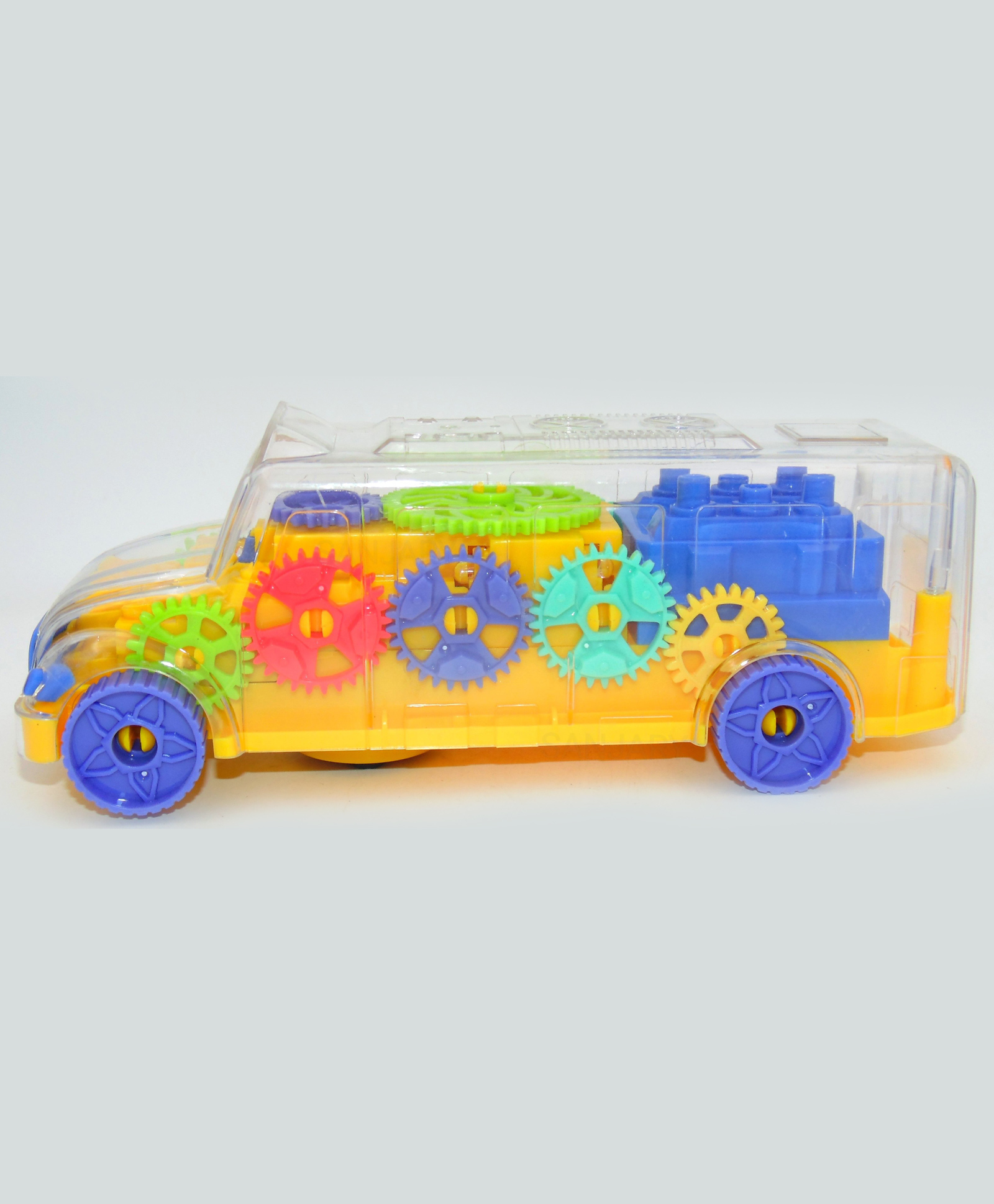 Sanjary Transparent Gear Bus (Color May Vary)-image-0