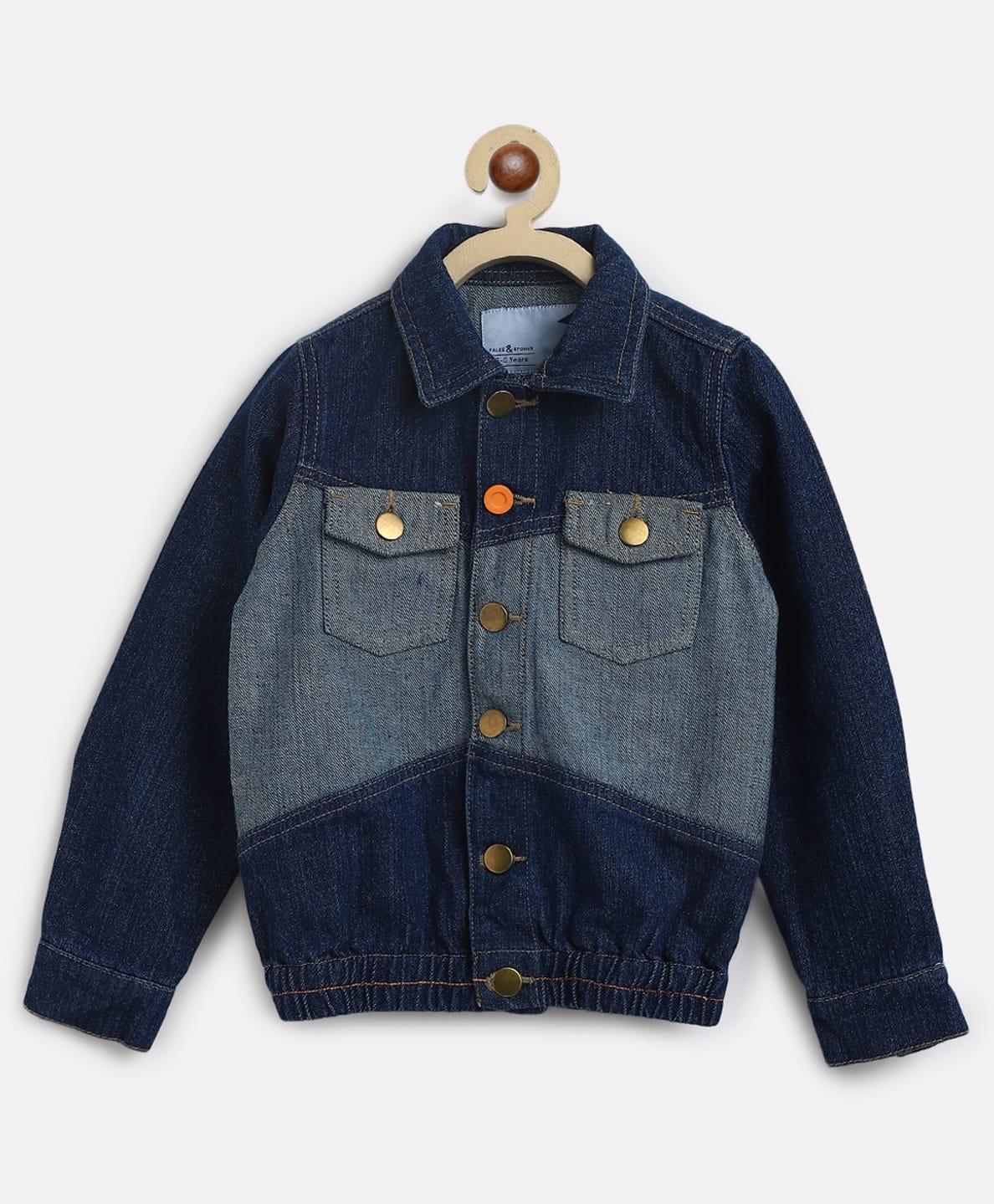 Tales & Stories Full Sleeves Cut & Sew Detailed Jacket - Dark Blue-picture-28