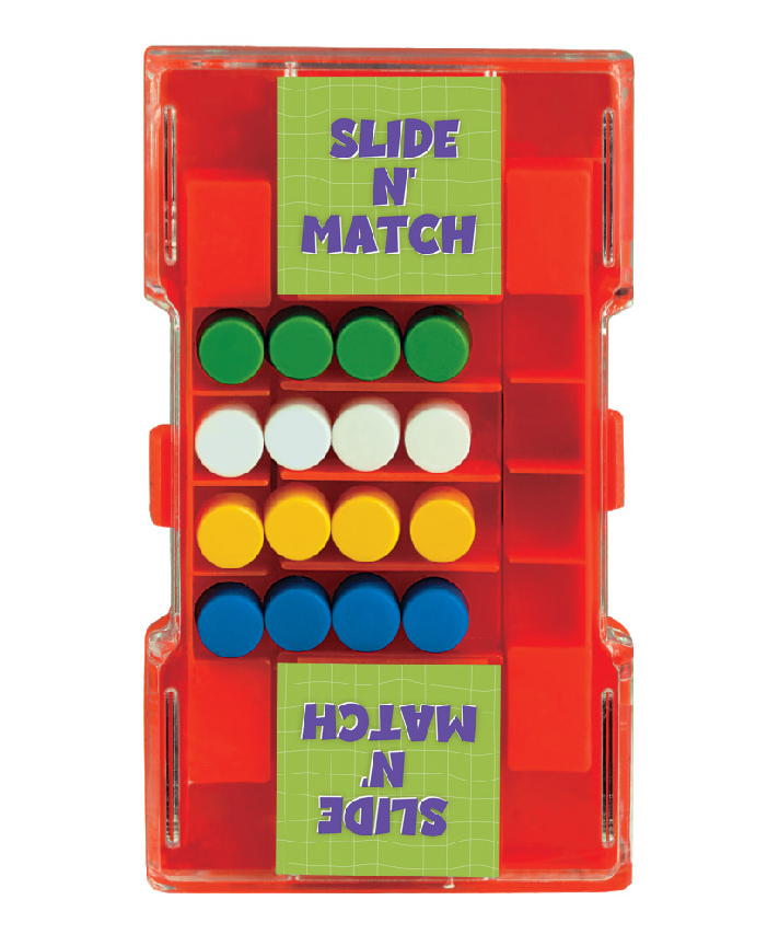 PlayMagic Slide N' Match Pocket Game - Color may vary