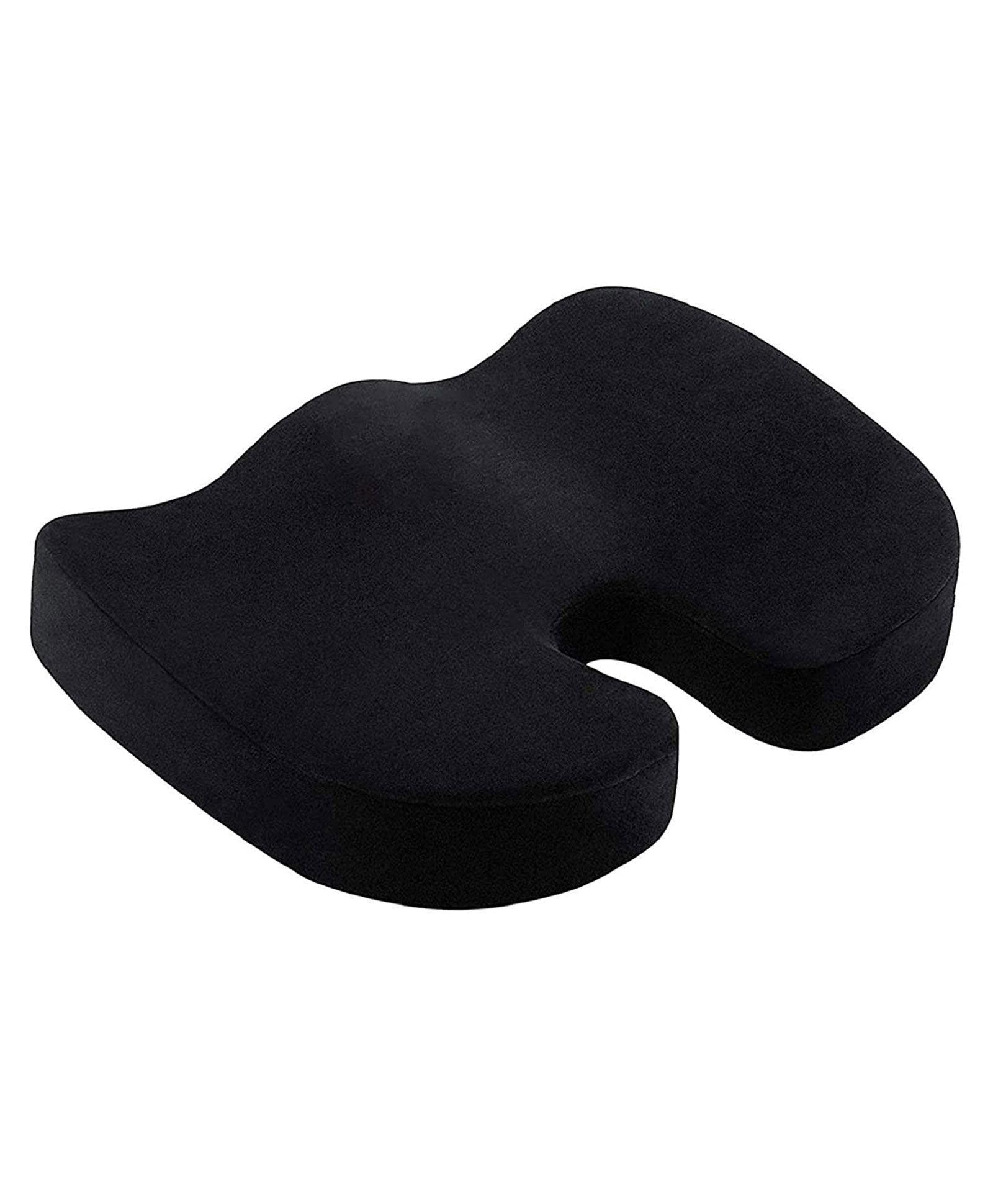 PumPum Comfort Memory Foam Seat Coccyx Cushion - Black-image-2