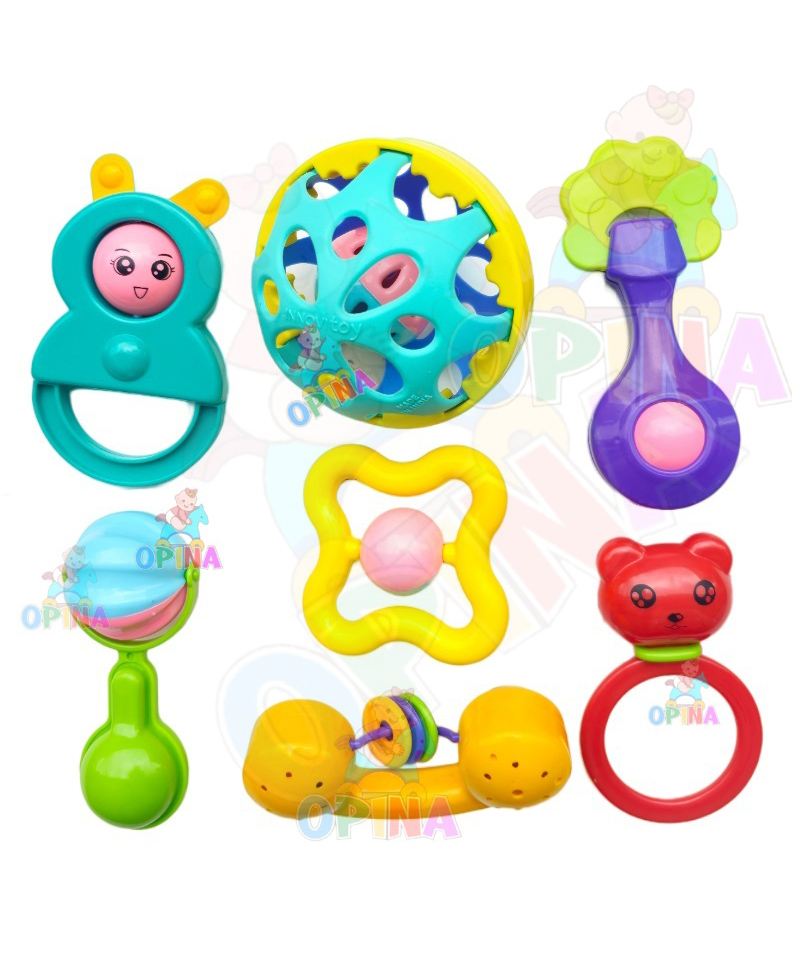 OPINA Baby Rattle Set Pack of 7 - Multicolor-picture-43
