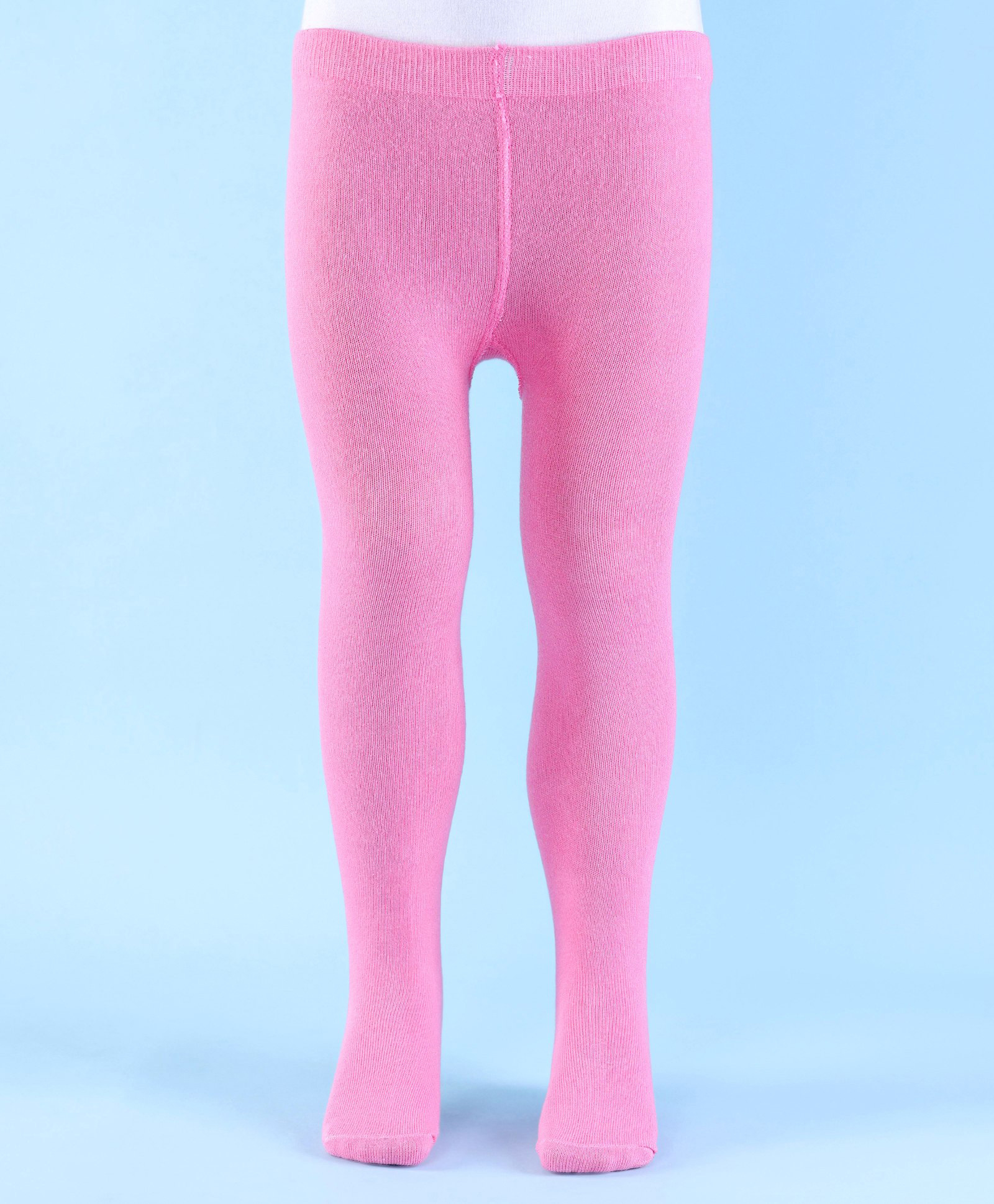 Doodle Poodle 100% Cotton Knit Solid Tights -Pink-image-32