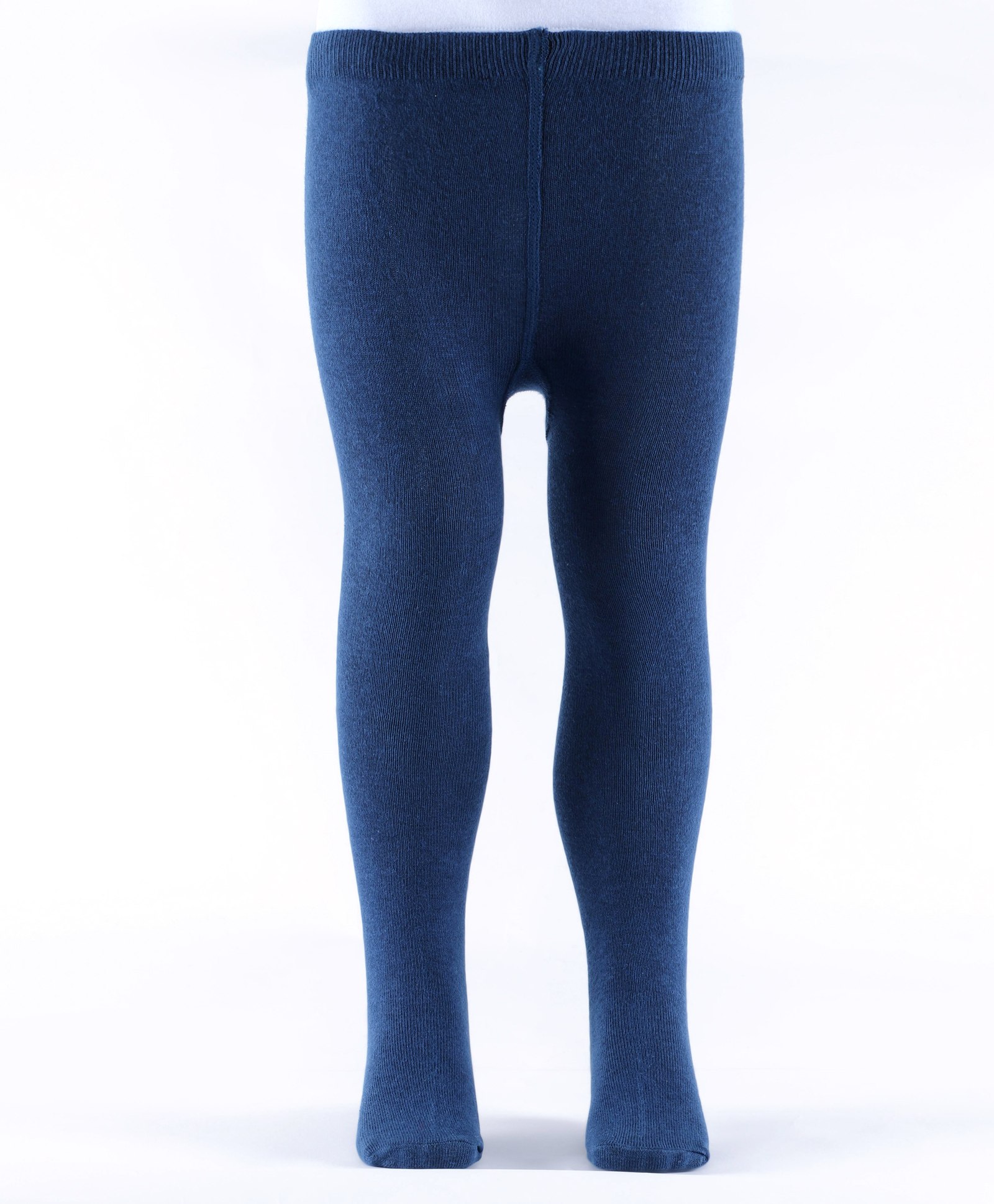 Doodle Poodle 100% Cotton Knit Solid Tights - Navy Blue-image-24