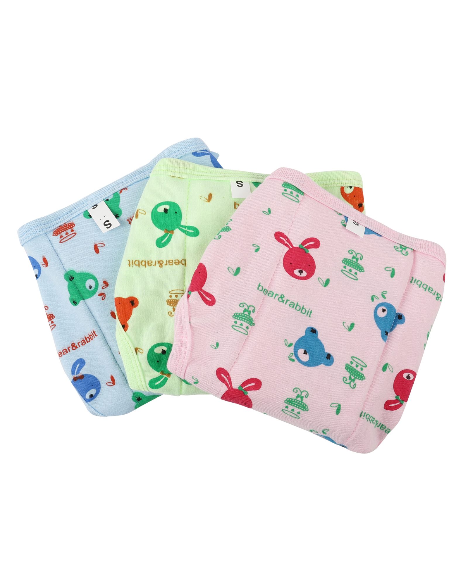 VOIDROP Kids Baby Cotton Diapers/Nappies/Langot Reusable And Washable With Multicolor Pack Of 3-picture-32