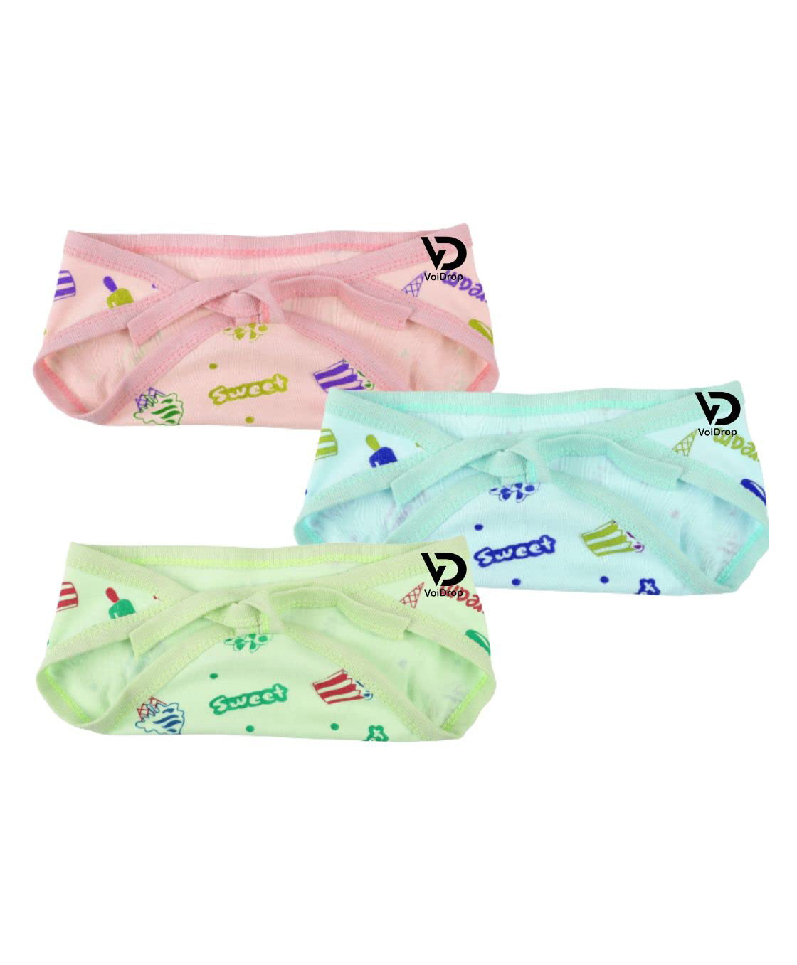 VOIDROP Kids Baby Cotton Diapers/Nappies/Langot Reusable And Washable With Multicolor Pack Of 3-picture-43