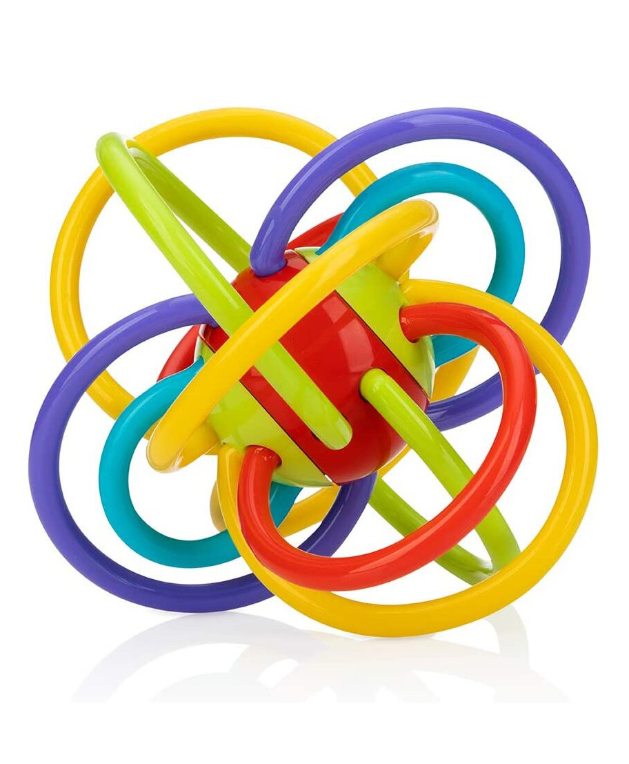 ADKD Infant Toddler Loopi Rattle Toys Pack of 1 - Multicolor-picture-25