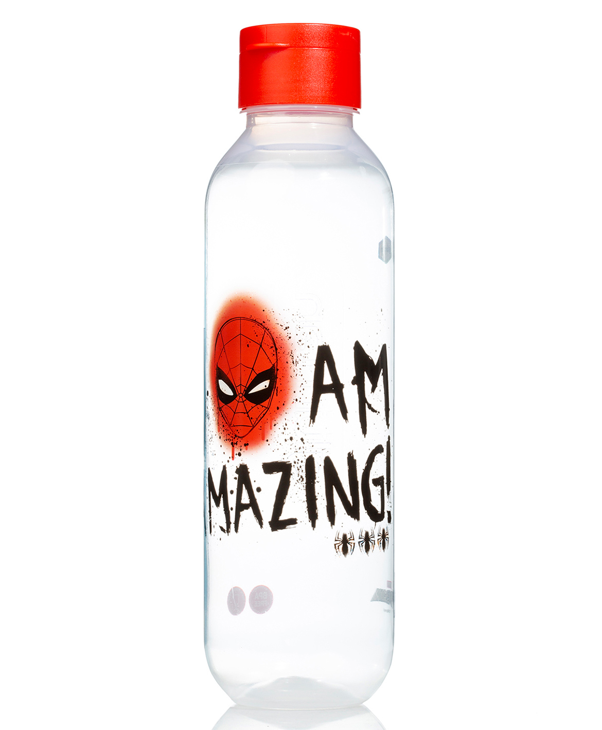 Disney by Gluman Disney Spiderman Cartoon Character Printed Plastic Claro 1100 Spout Water Bottle Anti Bacterial Leak Proof 100% Food Grade BPA Free Recyclable Reusable Spout Lid - 1100 ml-image-28