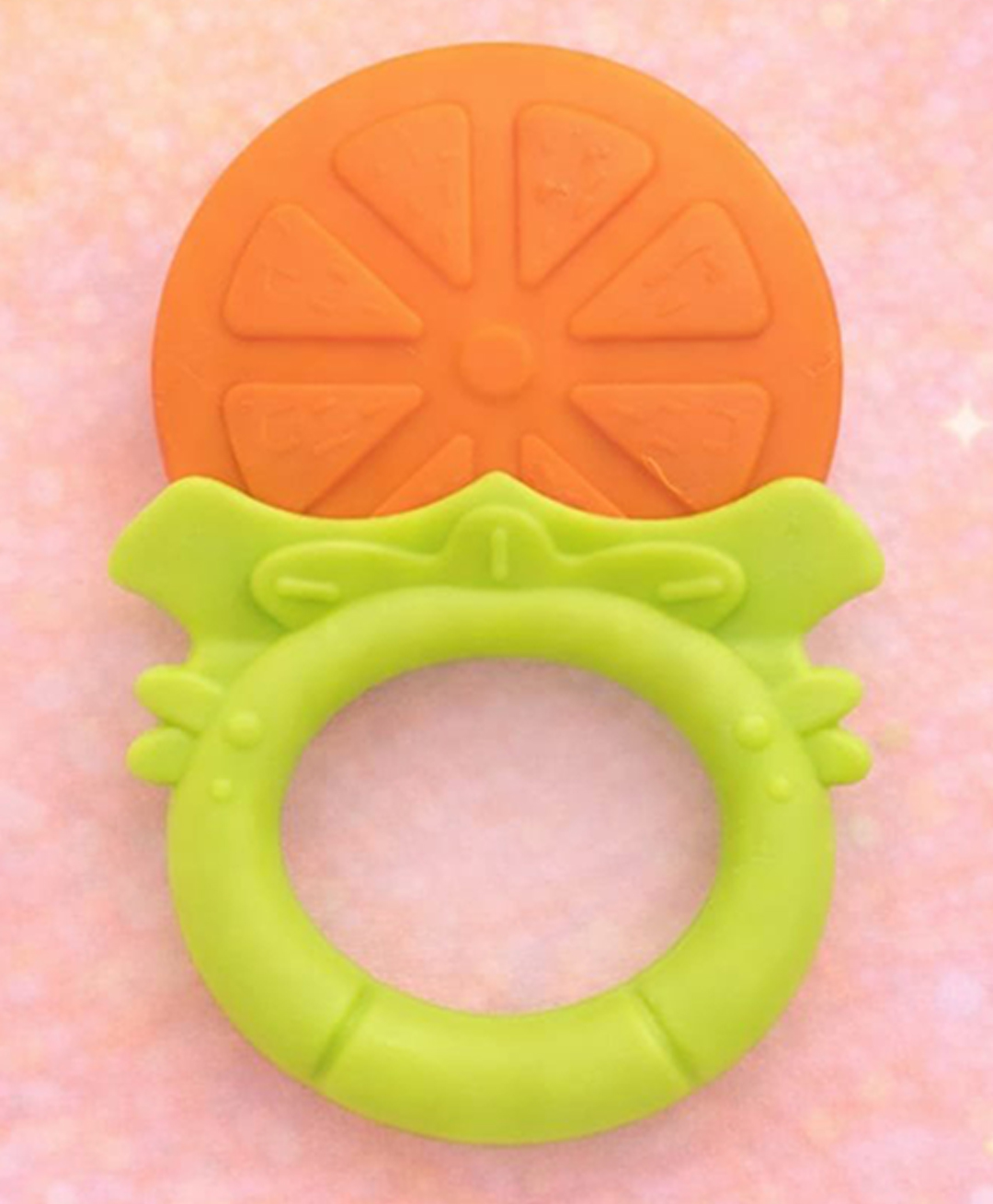 Kritiu Fruit Shape Silicone Teether - Orange-picture-26