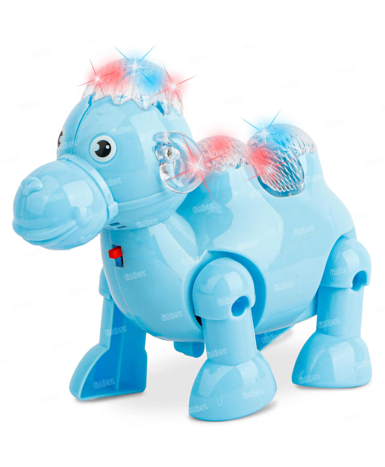 Fiddlerz Cartoon Jumping Camel Toy Musical Electric Lovely Fun Camel Interactive Toy- Blue-image-9