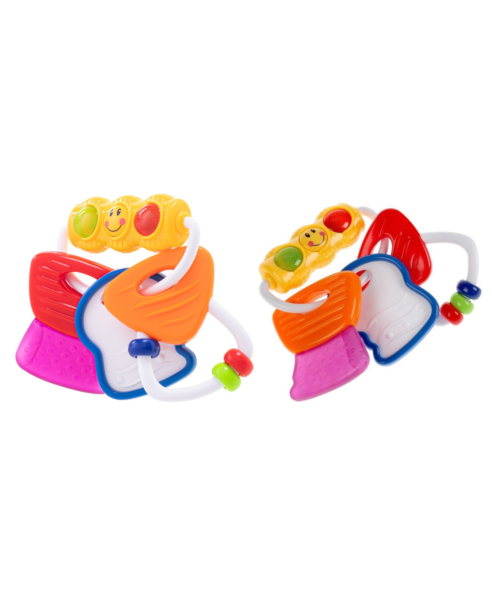 YAMAMA Light N Rattle Keys Teething Toy For Babies Interactive And Sensory Teething Toy For Babies And Kids - Multicolor-picture-13