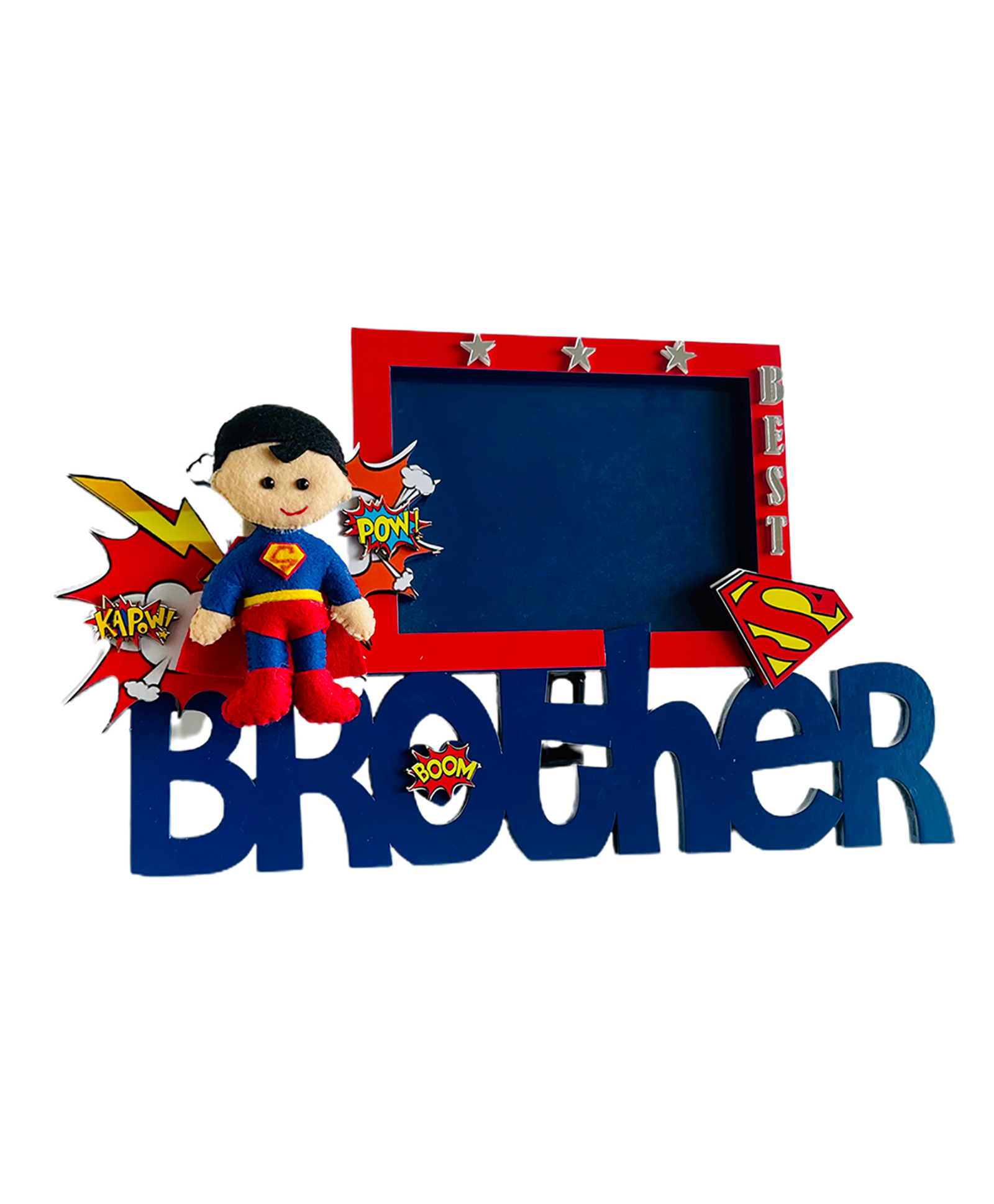Little Surprise Box Best Brother Table Photo Frame - Blue-picture-19