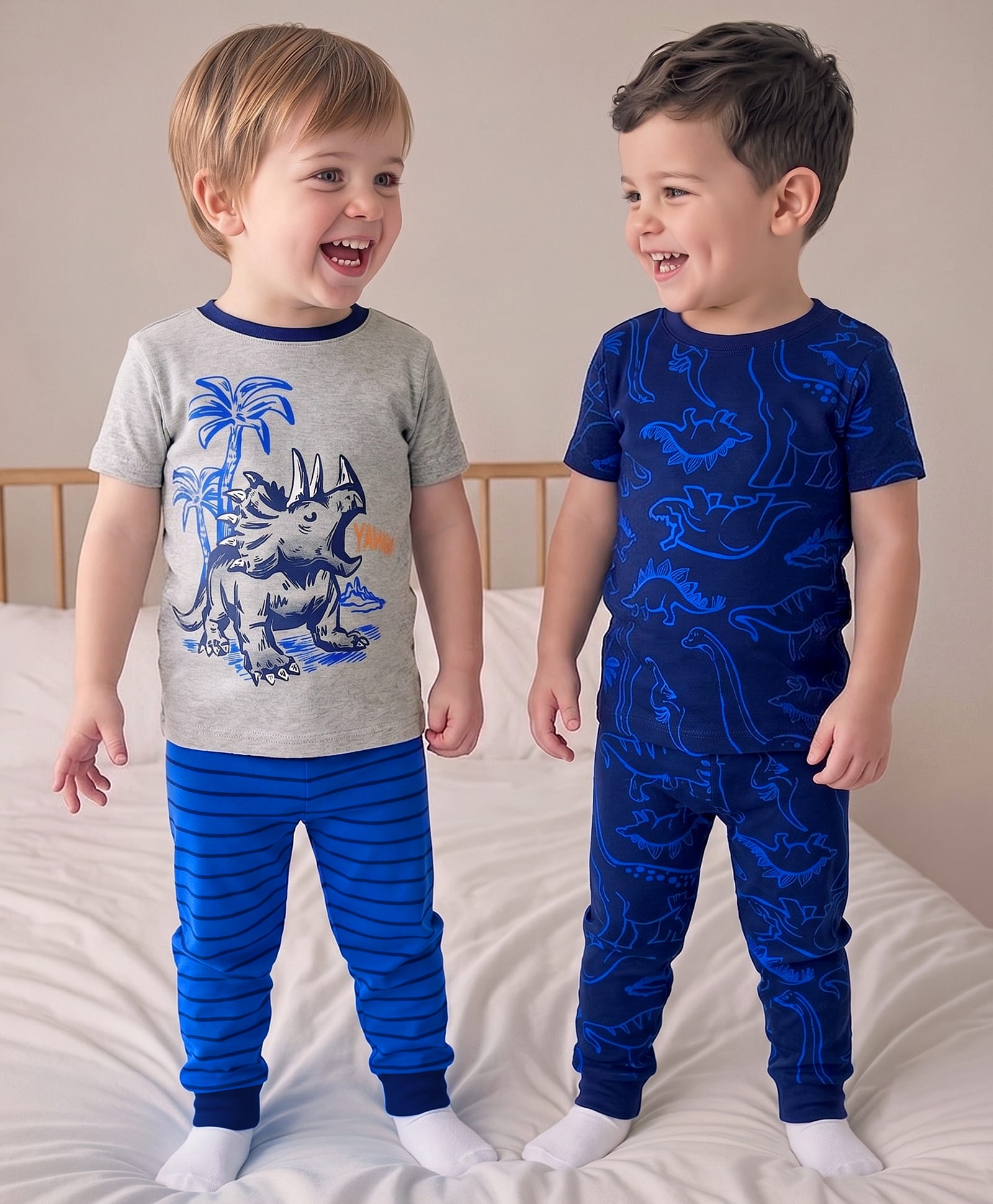 Carter's 4-Piece Dinosaur Cotton Blend Pajamas- Multicolor-picture-12