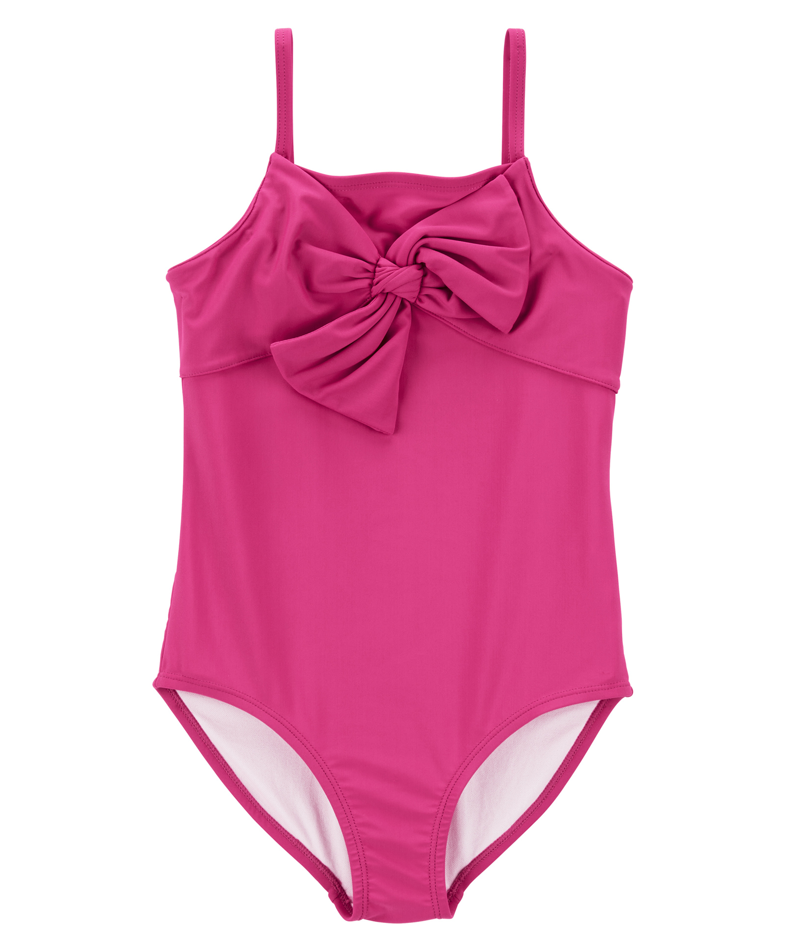 Carter's Sleeveless  V Cut Swimsuit with Bow Applique - Pink-picture-18