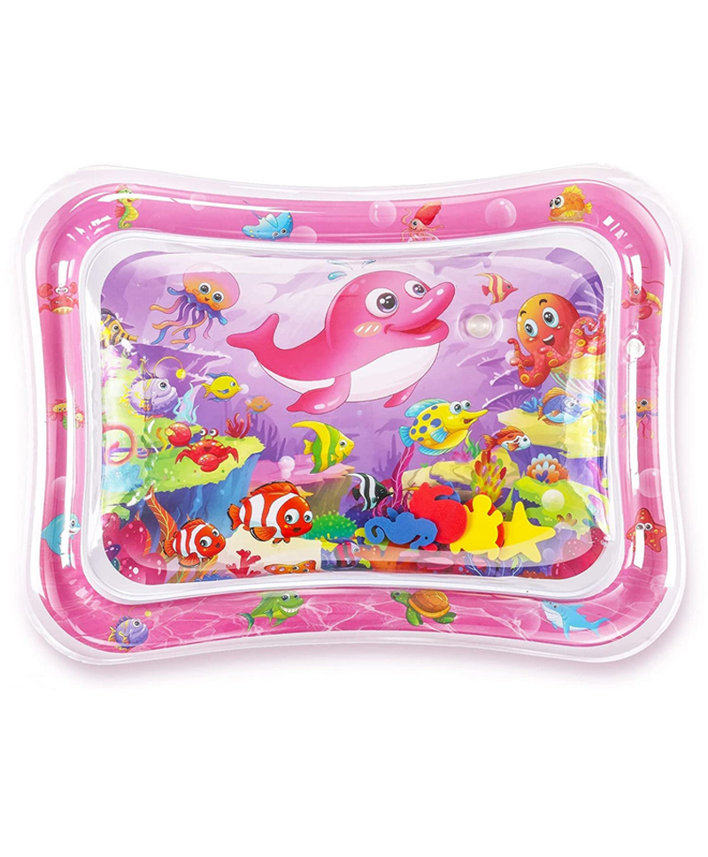 Muren Baby Kids Inflatable Water Play Mat Leakproof Indoor and Outdoor Tummy Time Fun Play Mat - (Colour May Vary)-image-46