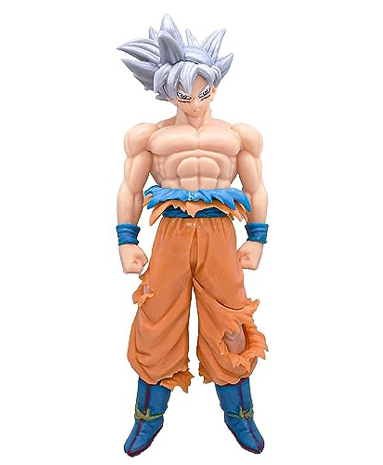 awestuffs Dragonball Anime Goku Super Saiyan Ultra Instinct Large Action Figure - Height 18 cm-picture-45