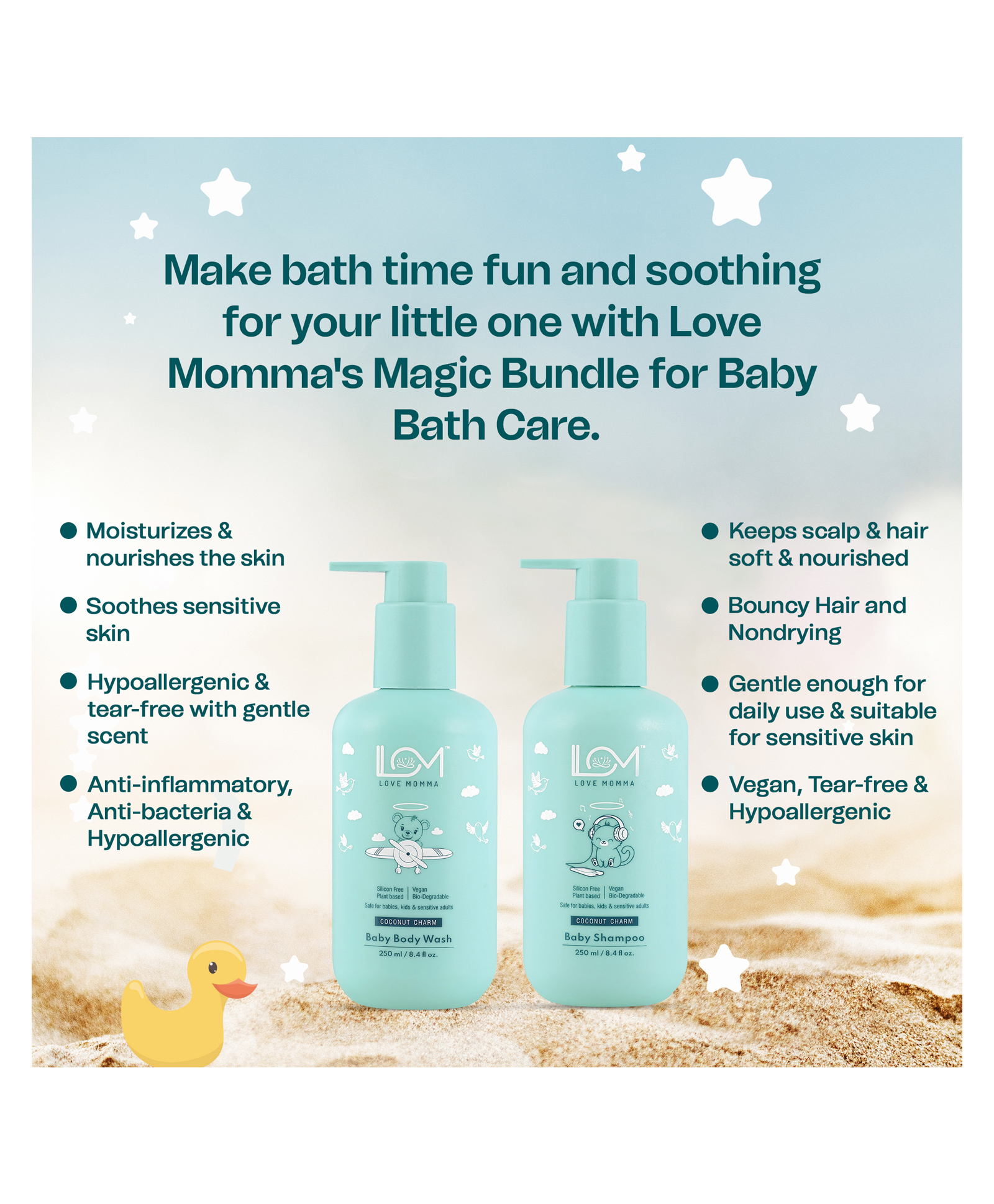 Love Momma Shampoo and Bodywash Pack Of 2 250 ml Each-picture-25