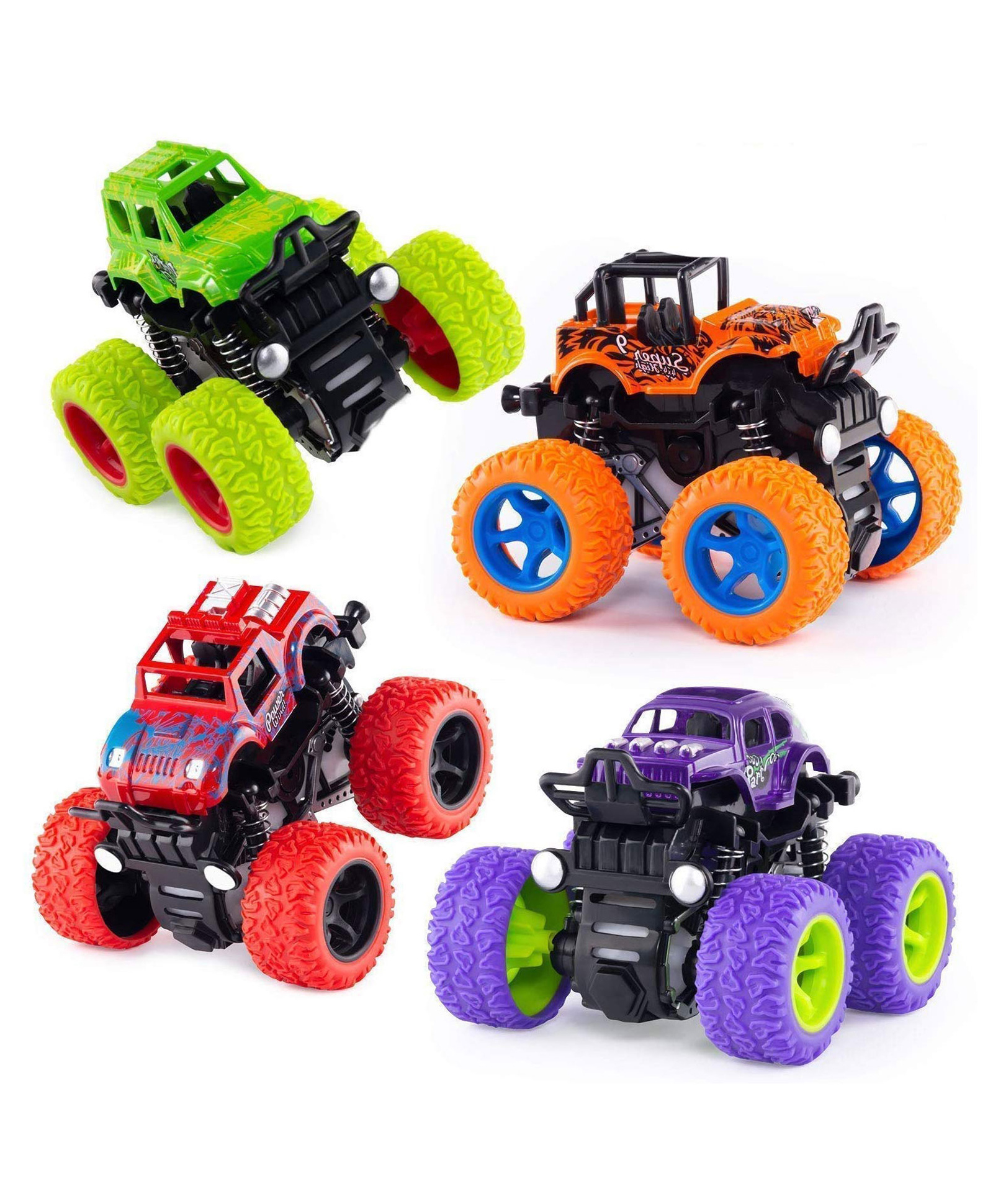 PLUSPOINT Mini Monster Friction Powered Car Toy (Colour May Vary)-picture-24