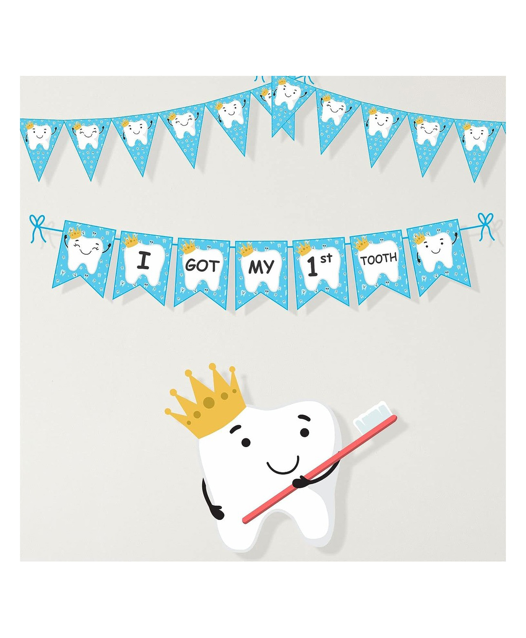 Untumble Adorable Little Prince First Tooth Celebration Kit Pack of 3