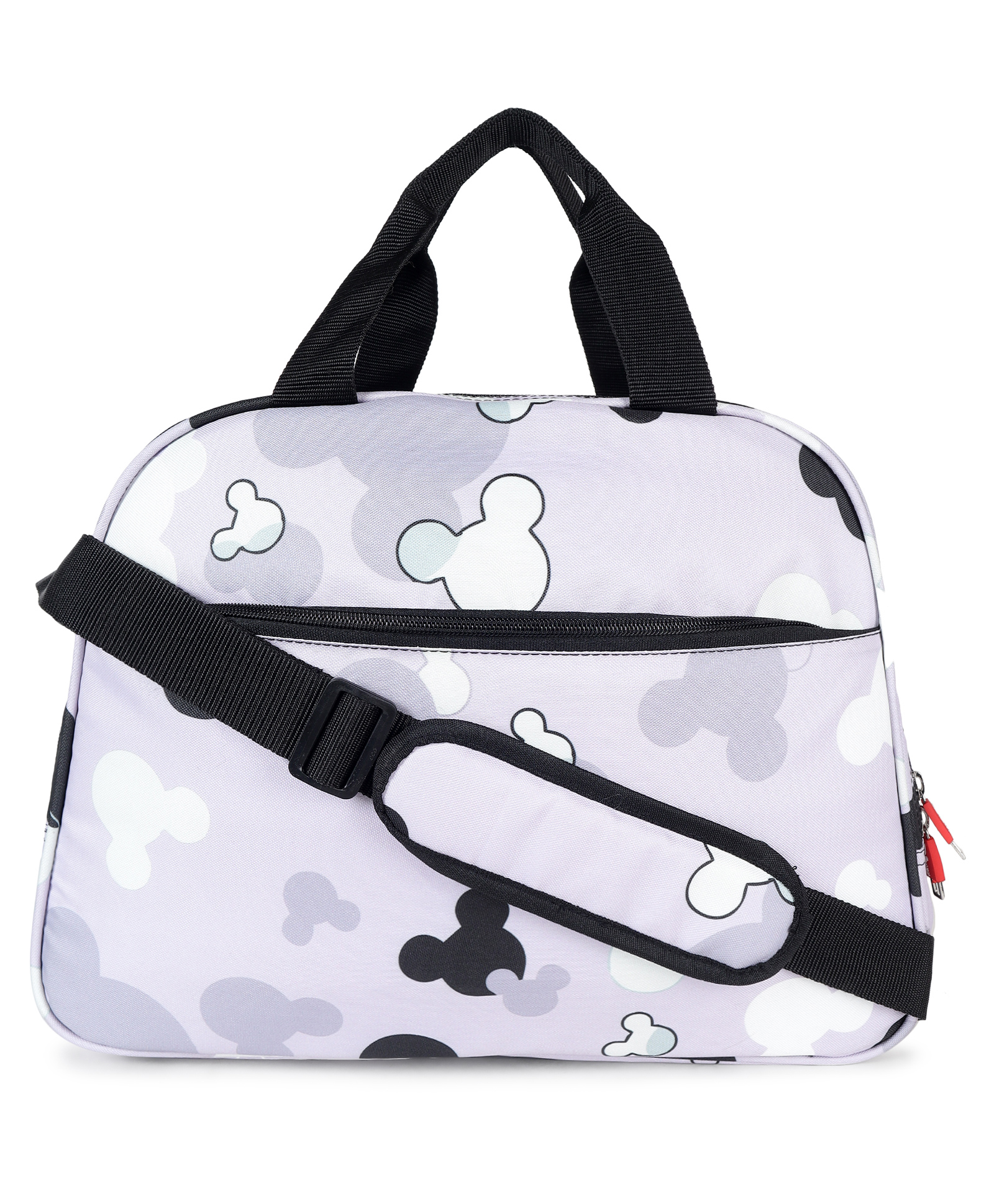 NOVEX Disney Original Mickey Mouse Newborn Baby Multipurpose Diaper Bag for Baby Care with Adjustable Strap - Grey-image-11