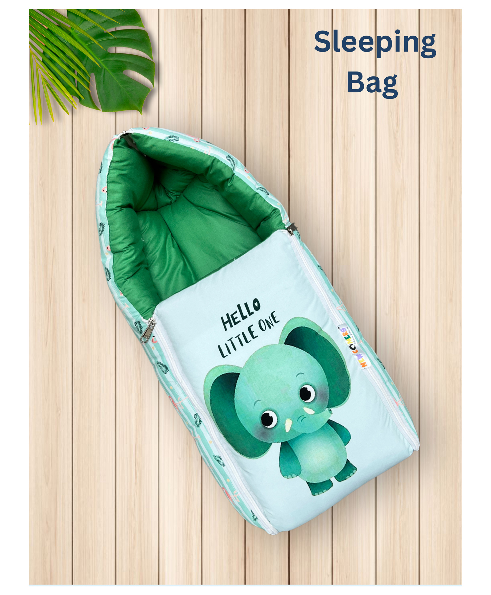 NEW COMER 3 in 1 Baby Bed Sleeping Bag & Carry Nest Cotton Baby Bedding for New Born & Infant Portable Bassinet for Baby Carrying & co Sleeping Unisex Baby Sleeping Bed 805 - Green-image-22
