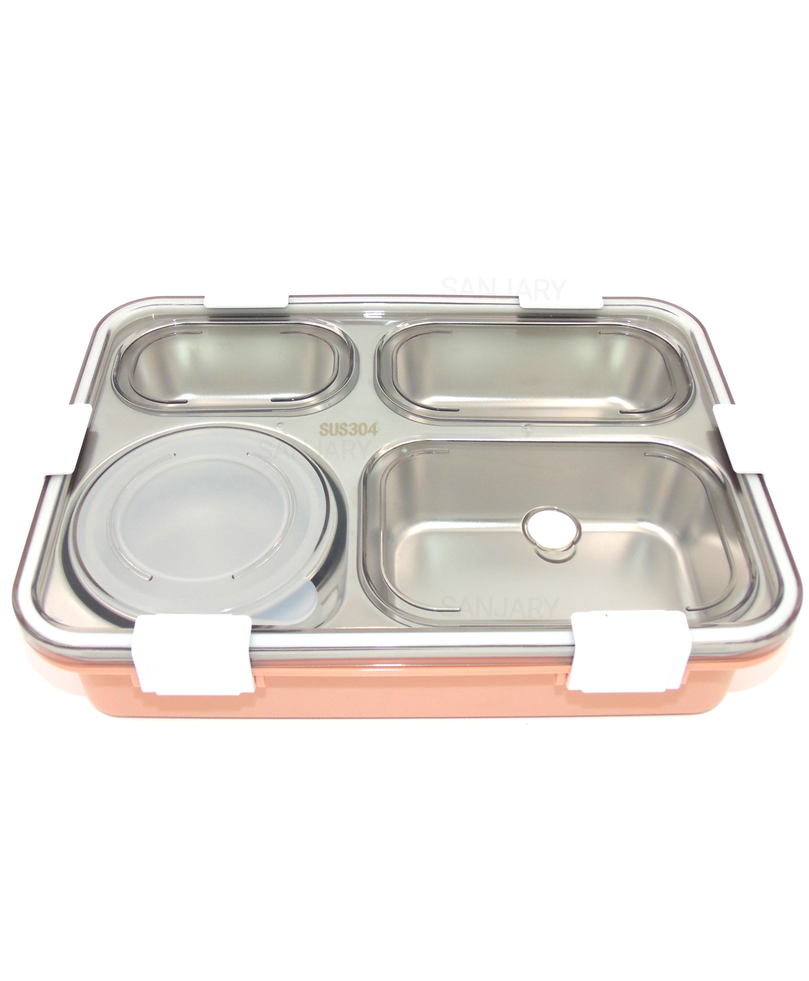 Sanjary Stainless Steel Tokyo Buffet Lunch Box - 1000 ml-picture-41