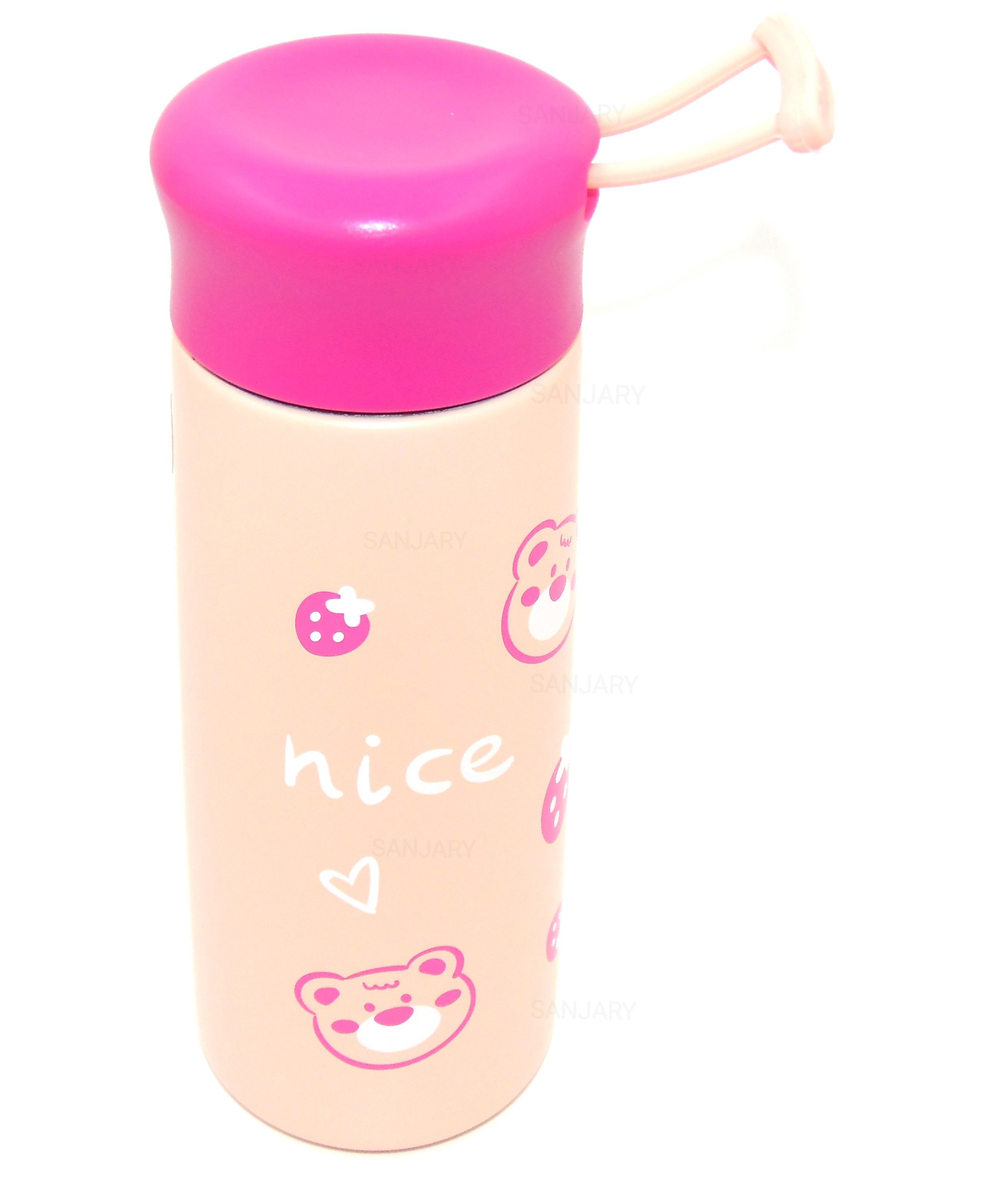 Sanjary Mix Printed Double Walled Insulated Stainless Steel Water Bottle - 350 ml Pack of 1 (colour may vary)-image-10