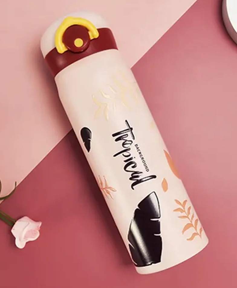 SCHOOLISH Stainless Steel Vacuum Insulated Leak Proof Office Gym Home Hiking Trekking Travel Bottle Color May Vary - 420 ml-image-46