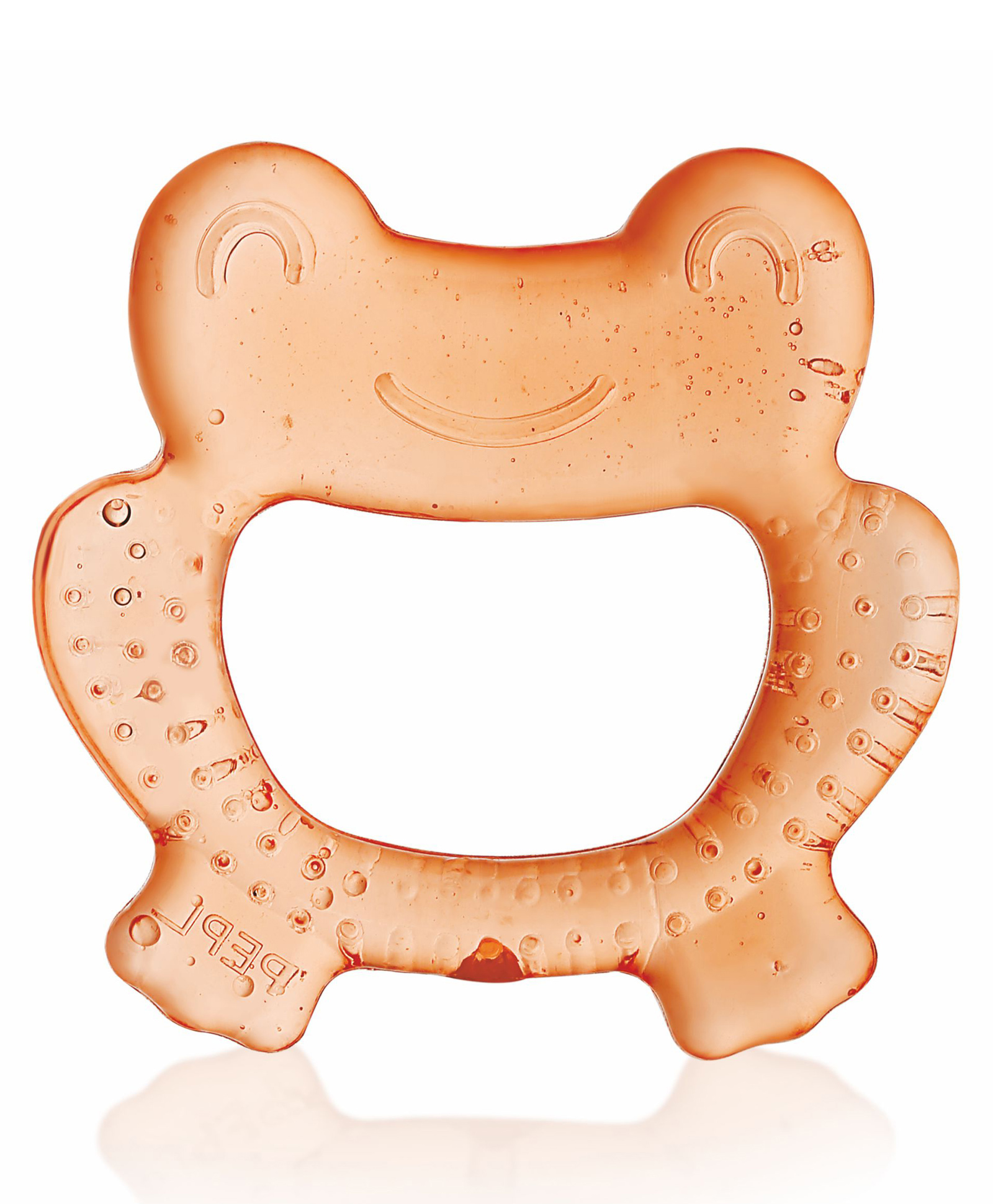 BeeBaby Frog Shape Water Filled Teether With Carry Case - Orange-image-24