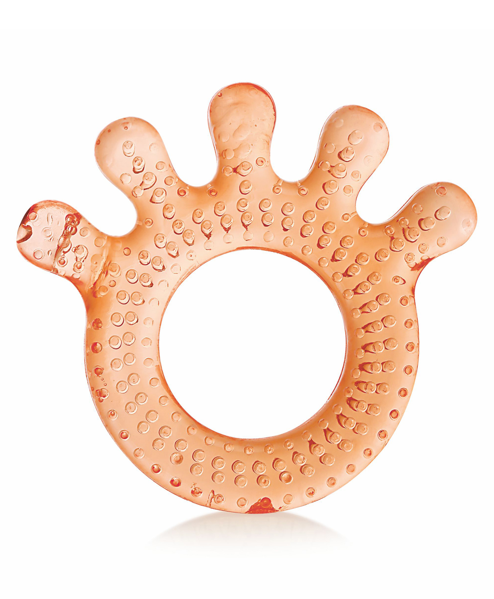 BeeBaby Fingers Teethers BPA Free Cooling Water Filled - Orange