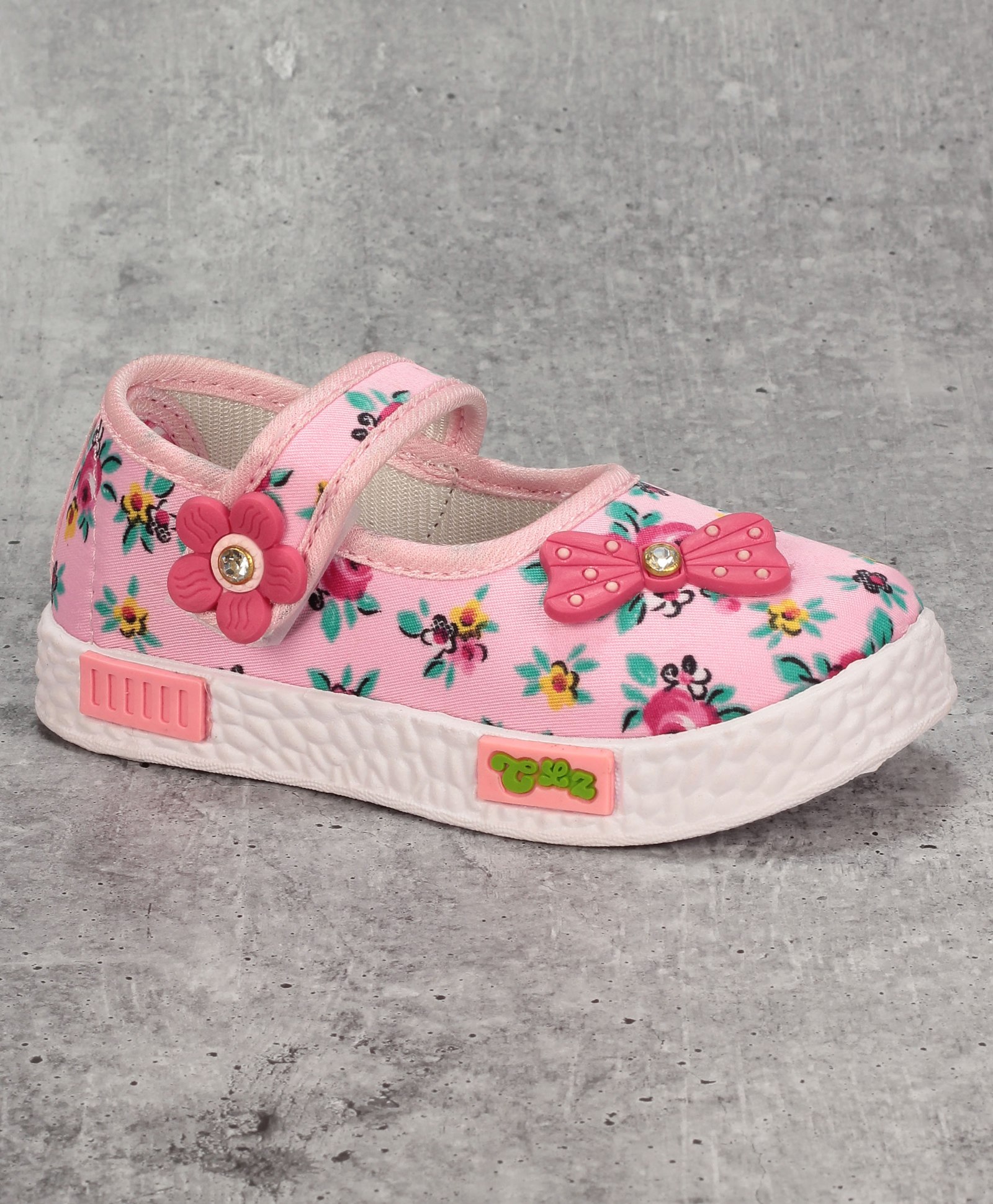Lil Lollipop  Floral Printed & Applique Bellies - Pink-image-29