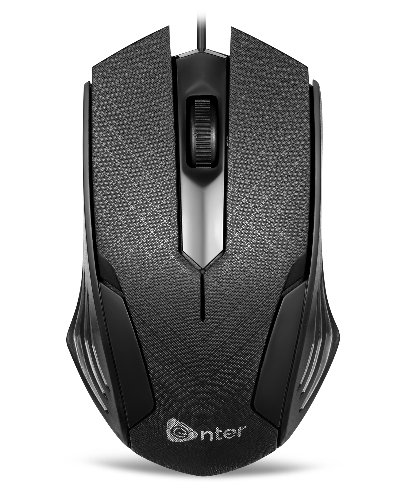 Enter Cursor USB Wired Optical Mouse- Black-image-3
