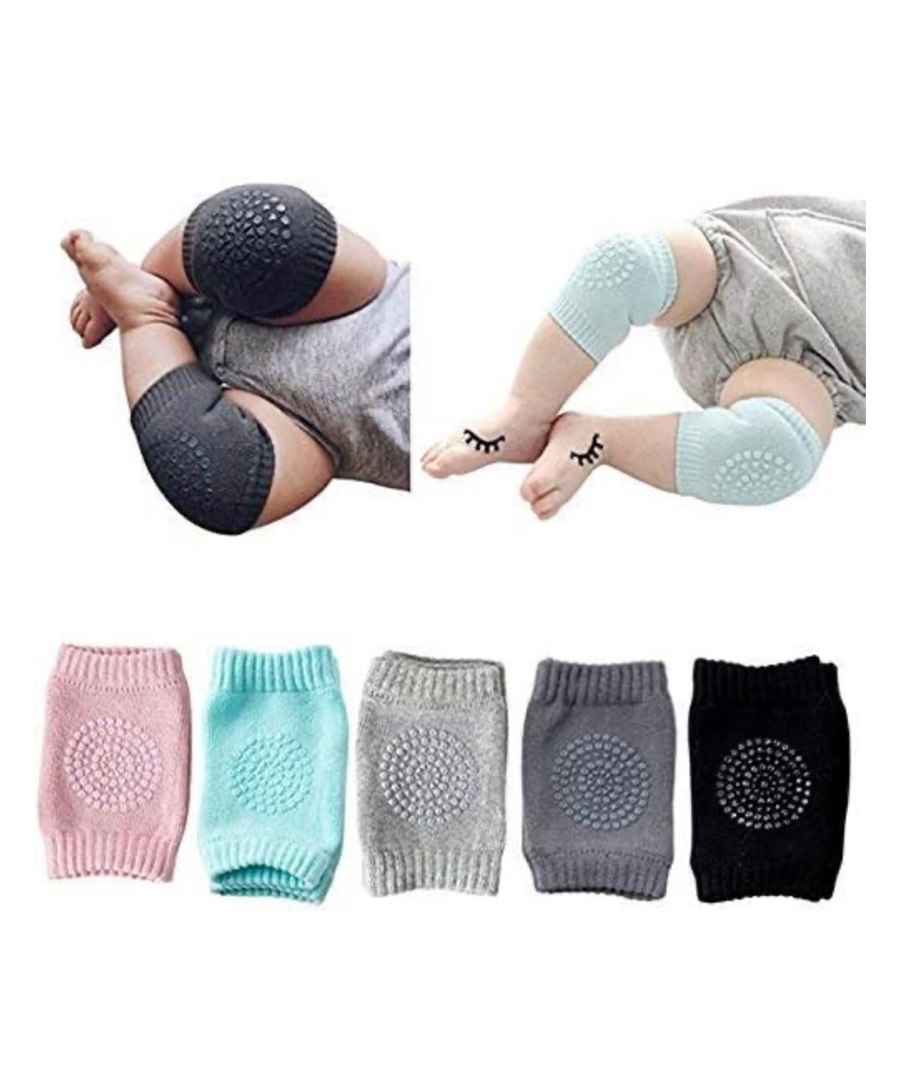 ARCADE TOYS Anti Slipped Baby Knee Pad 1 pair  Multicolour-picture-14
