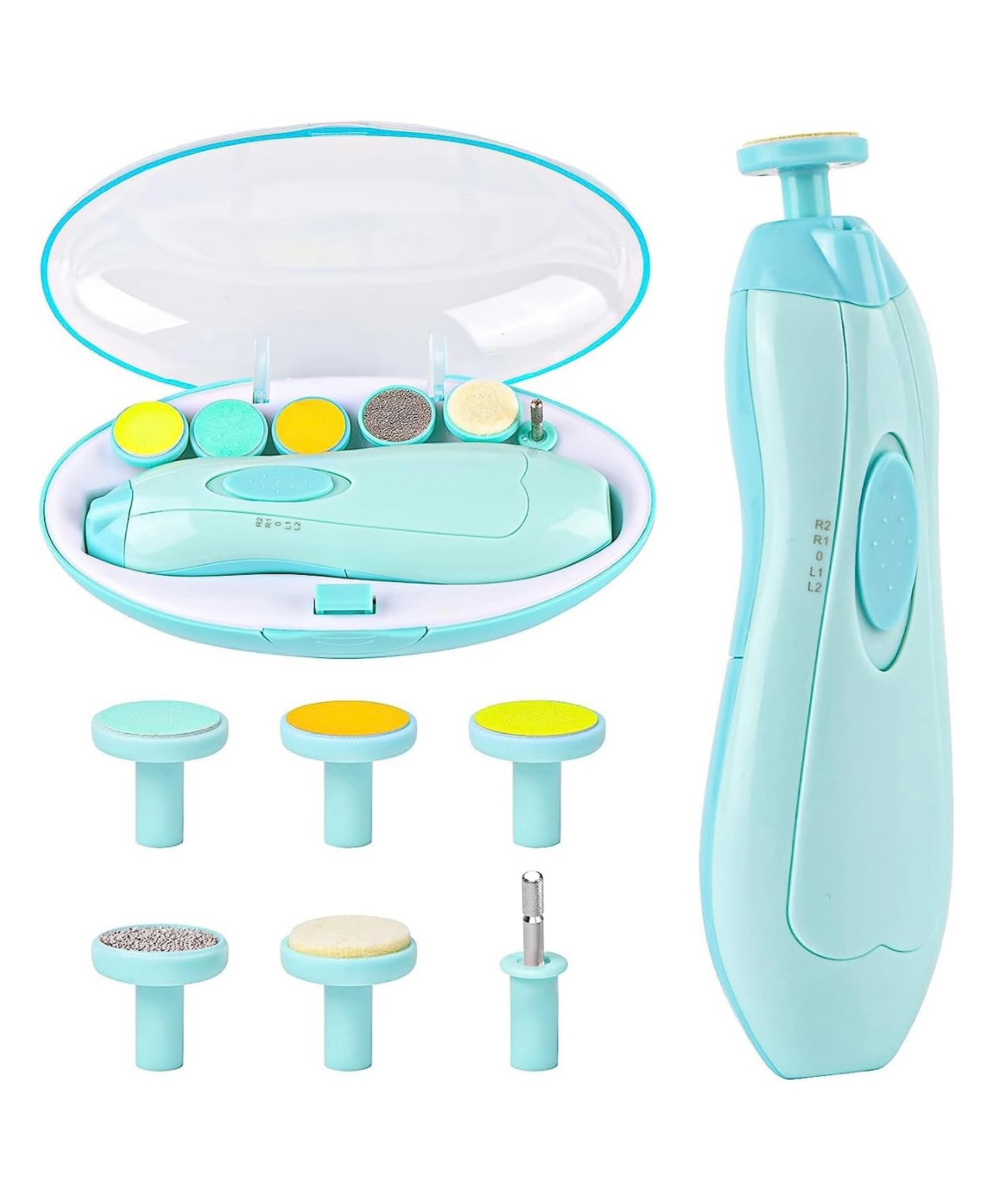 ARCADE TOYS Baby Electric Safe Nail Clipper Trimmer Set - Color May Vary-image-11