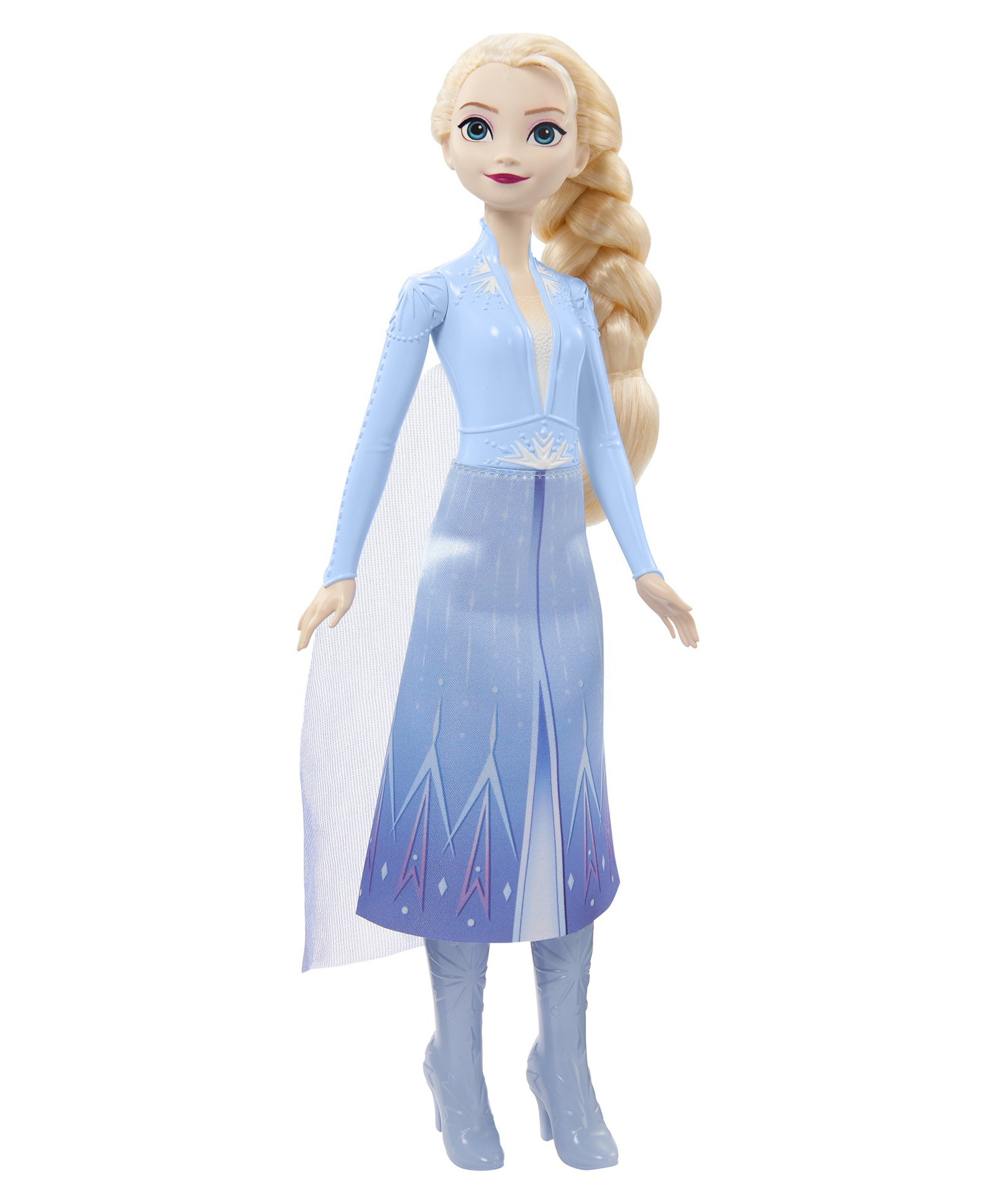 Disney Frozen Elsa Posable Fashion Doll with Signature Clothing & Accessories From Frozen II Blue - Height 34 cm-image-27