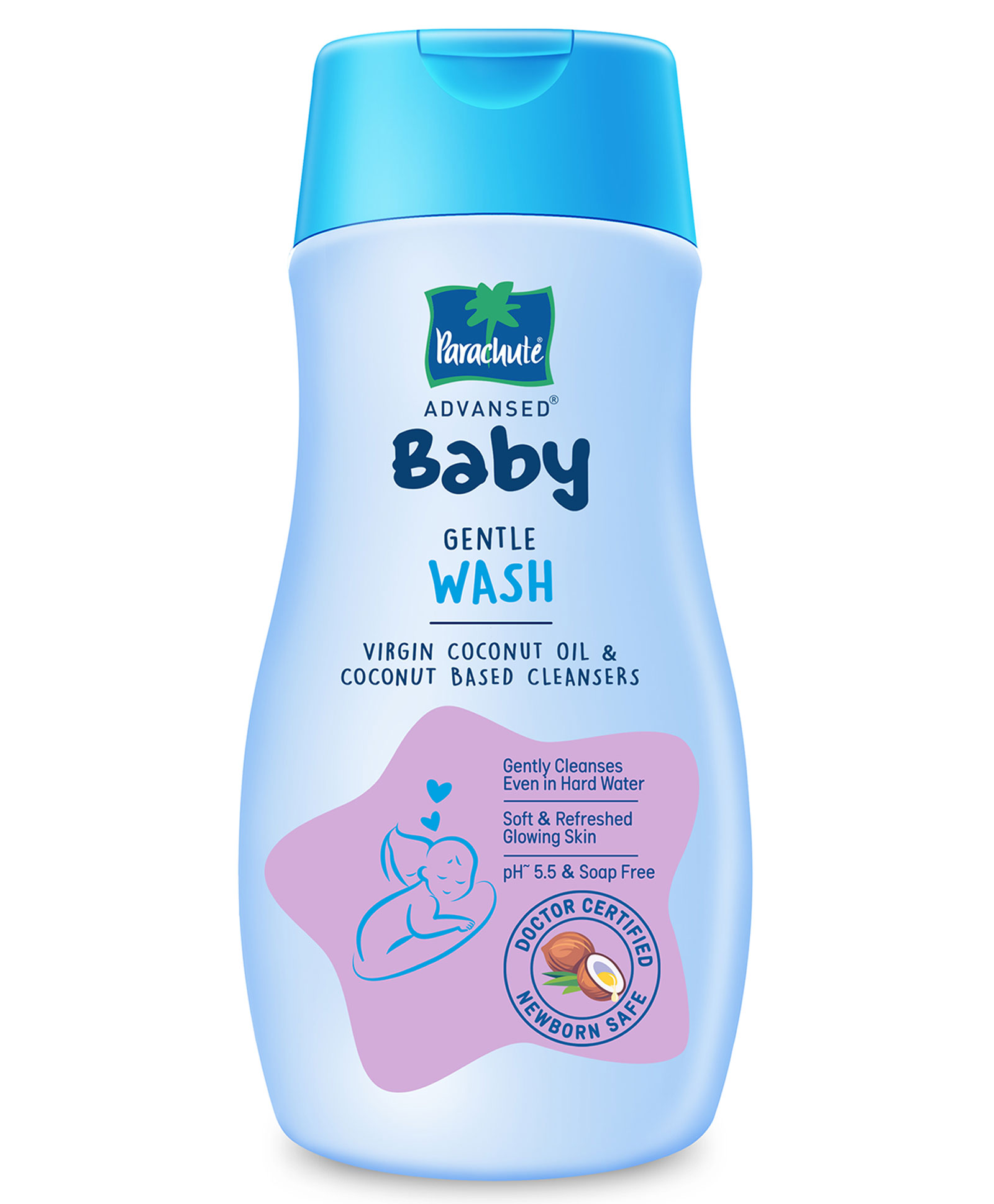 Parachute Advansed Baby Gentle Wash for New Born  Enriched with Virgin Coconut Oil  Gently cleanses in Hard water  Doctor certified-  200 ml-picture-27