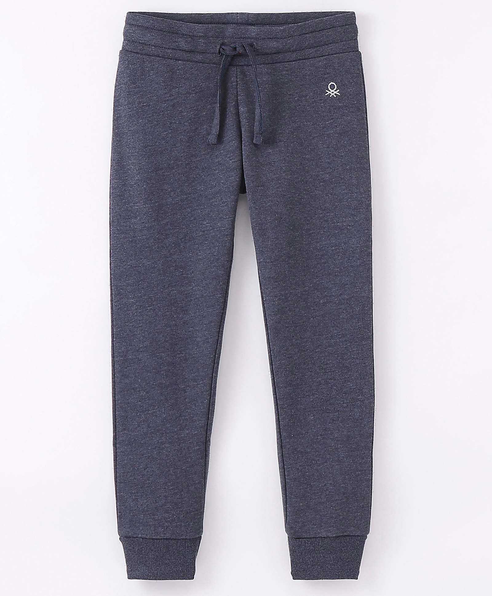UCB Knit Full Length Fleece Track Pants Solid Colour - Blue-image-1
