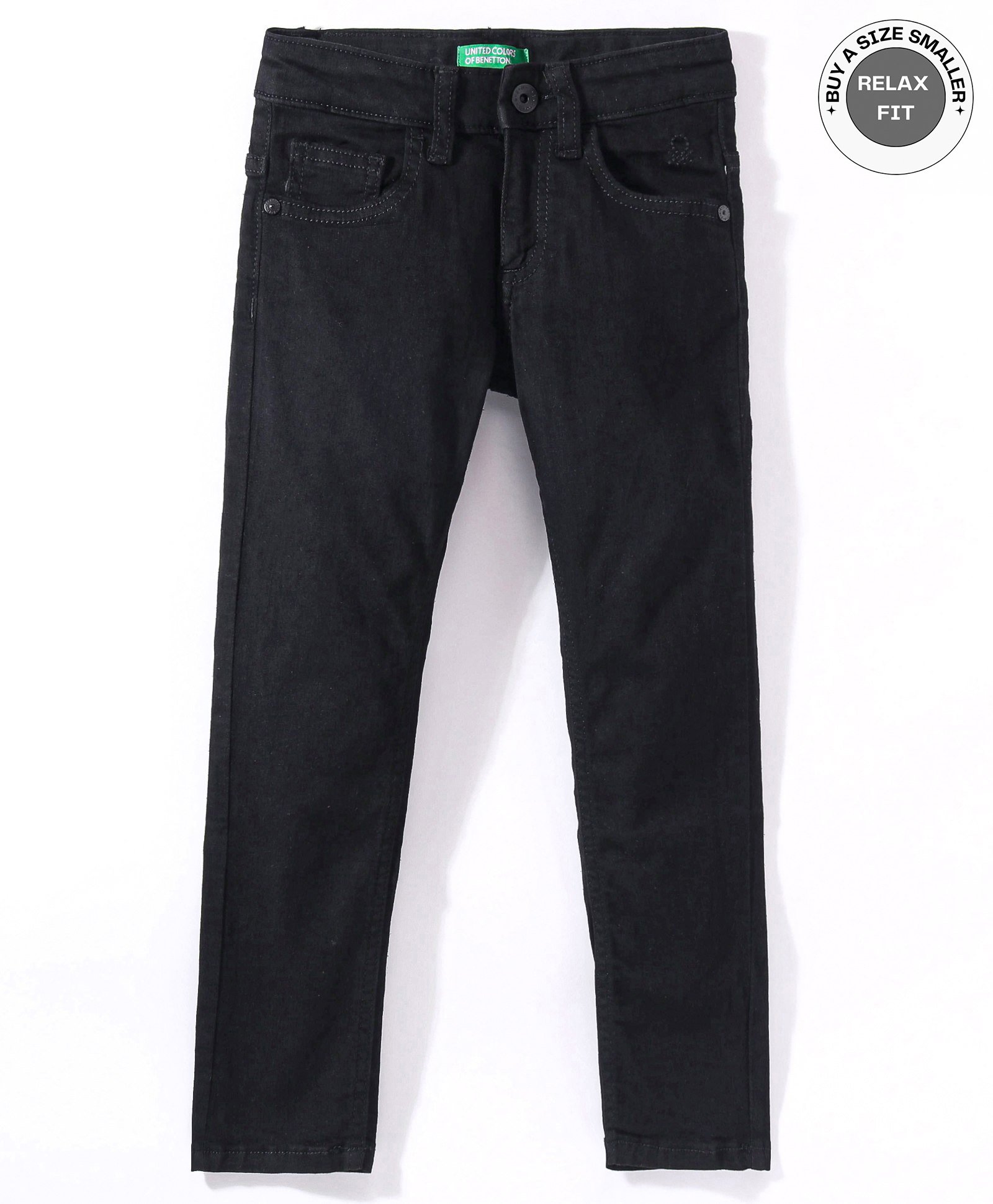 UCB Full Length Jeans Solid Color - Black-picture-15