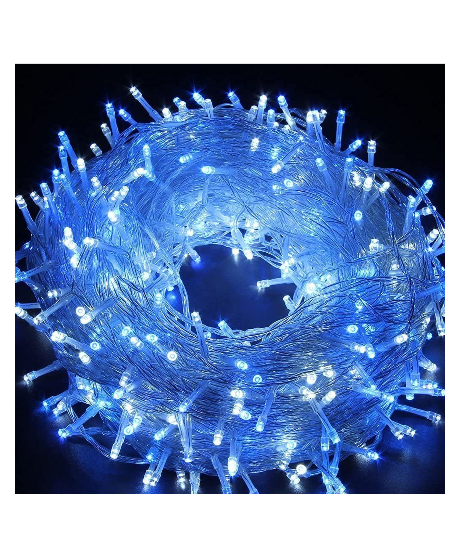 Bubble Trouble  12 Meter Fairy Lights with 360 Degree Light LED Bulb Blue - Pack of 1-image-23
