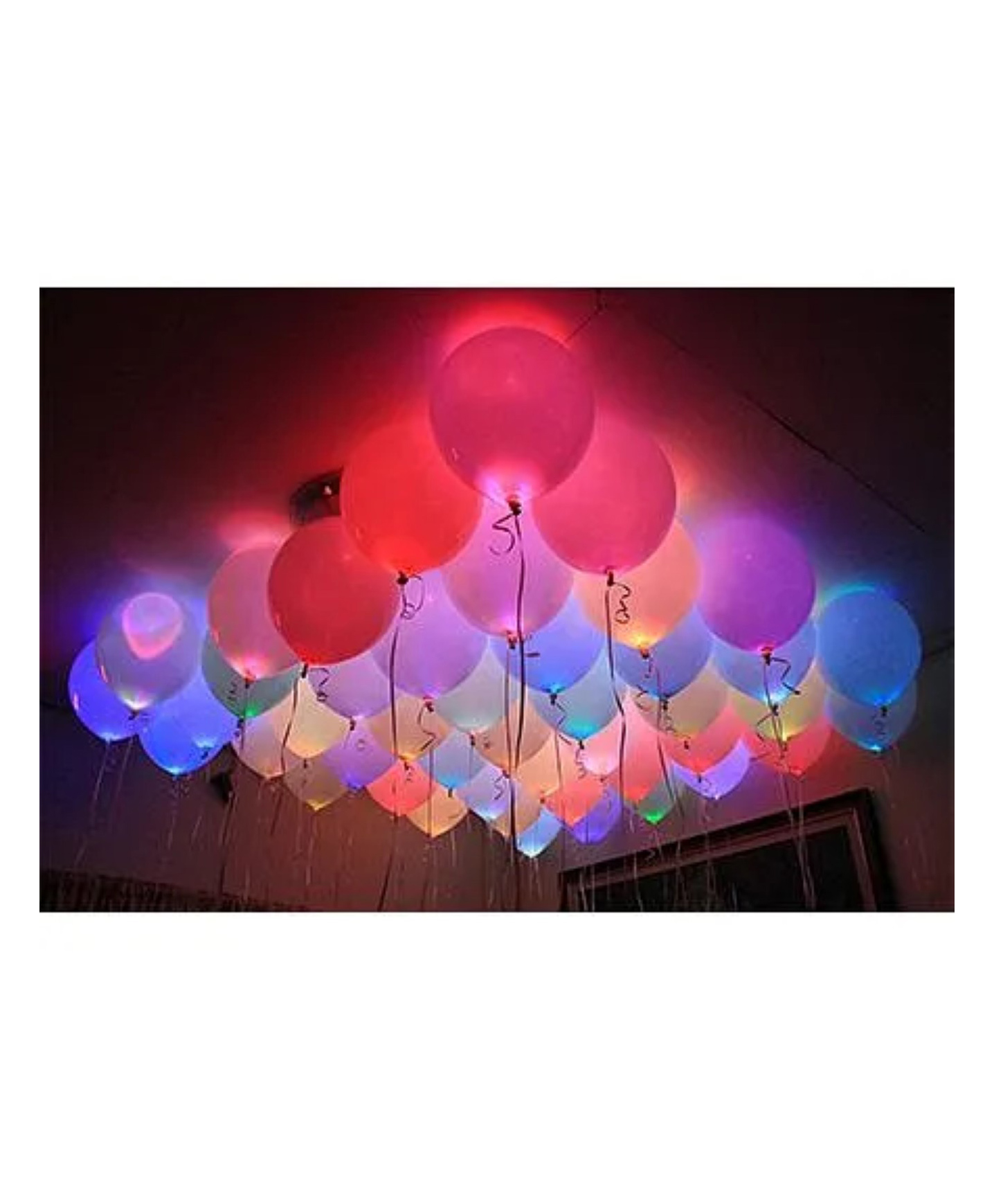 Bubble Trouble LED Balloons Pack of 15 - Multicolour-image-17