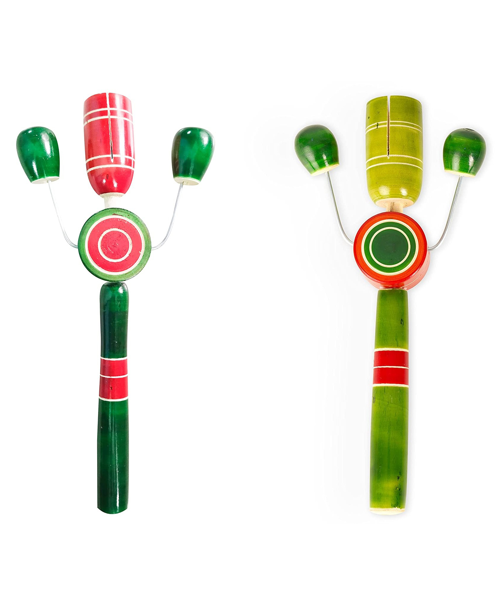 Funwood Games Roc-Toc Rattle Wooden Toy For Toddlers Set of 2 - Assorted Color-image-31