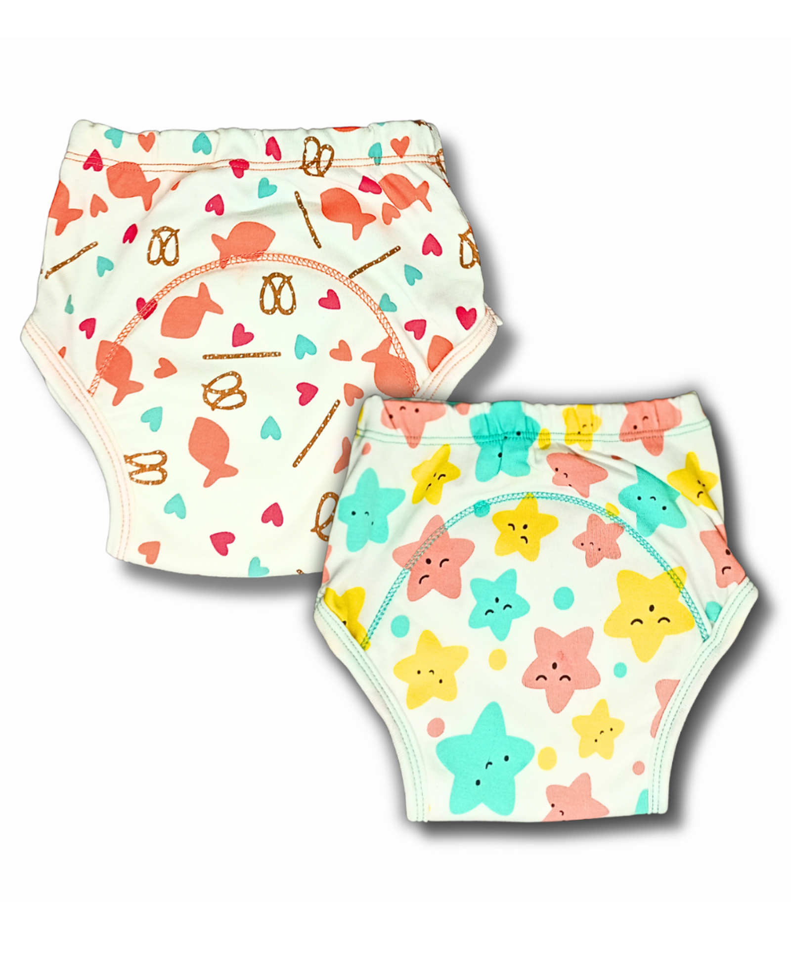 Kindermum Star Fish Set of 2 Training Pants- Large-picture-19