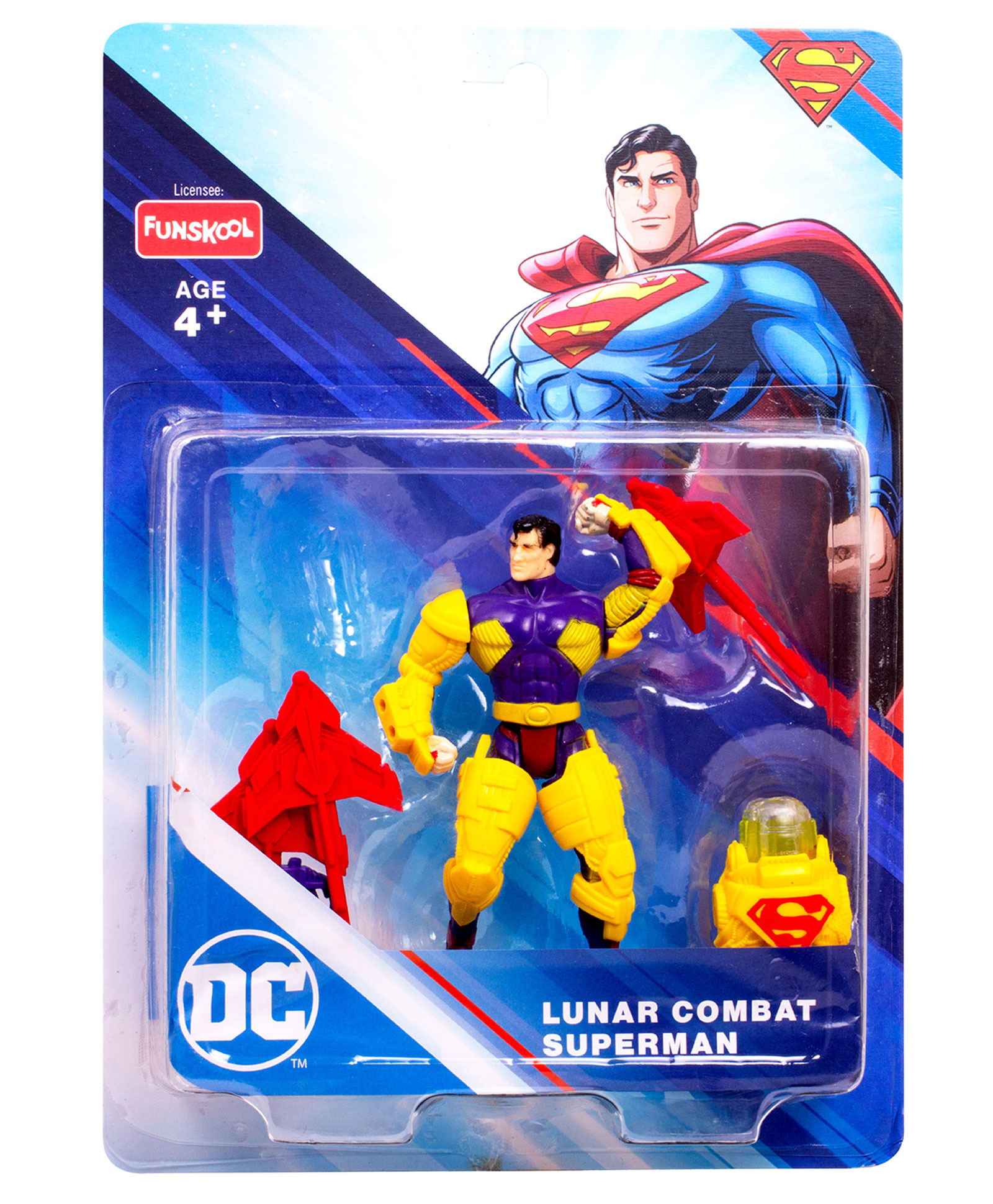 Funskool Lunar Combat-Superman Action Figure Multicolor- Height 16.5 cm-picture-14