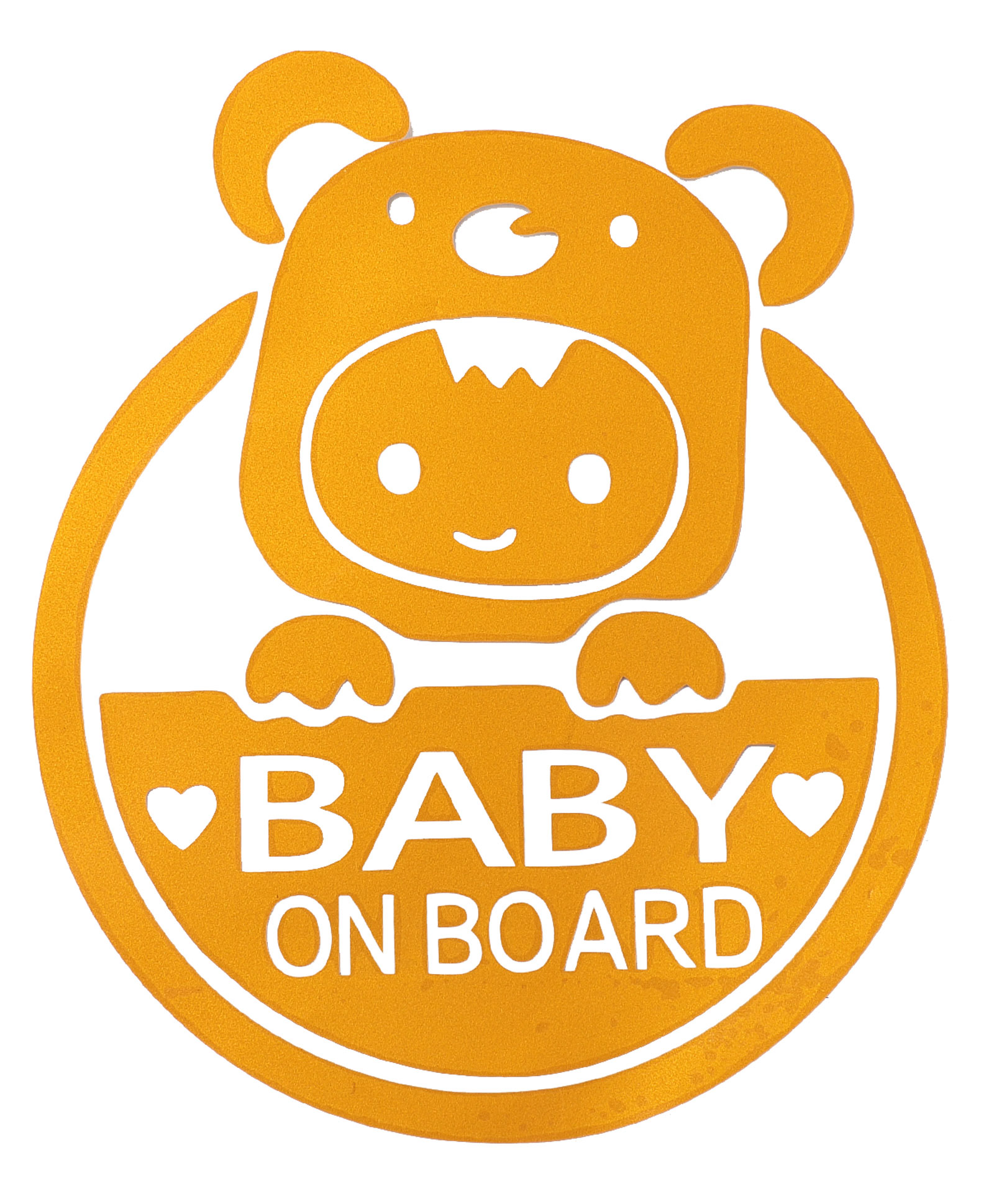 fab n funky Baby On Board Car Sticker -Yellow-picture-17