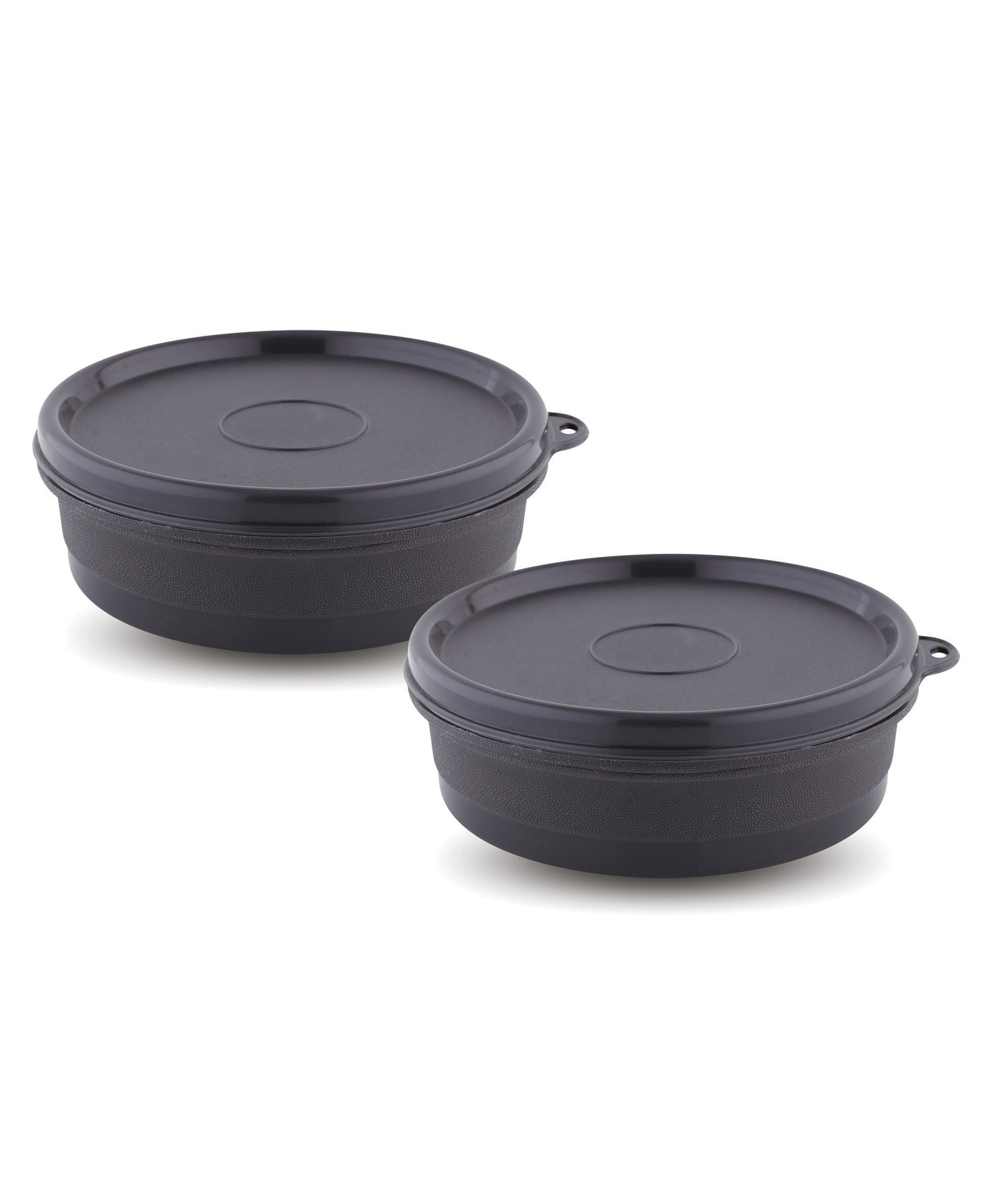 Attro Micron Stainless Steel Double Wall Storage Containers Airtight & Leak Proof Containers Pack of 2 - Black-picture-41