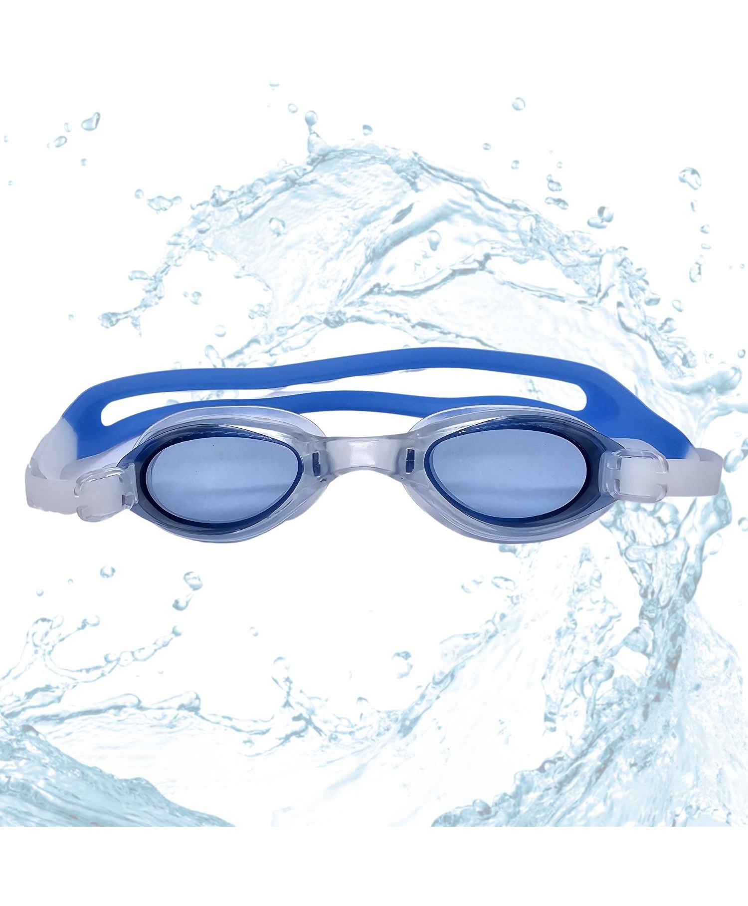 KARBD Swimming Goggles Kids Size with Anti Fog UV Protection Glasses - Kiddos Dark Blue-image-44