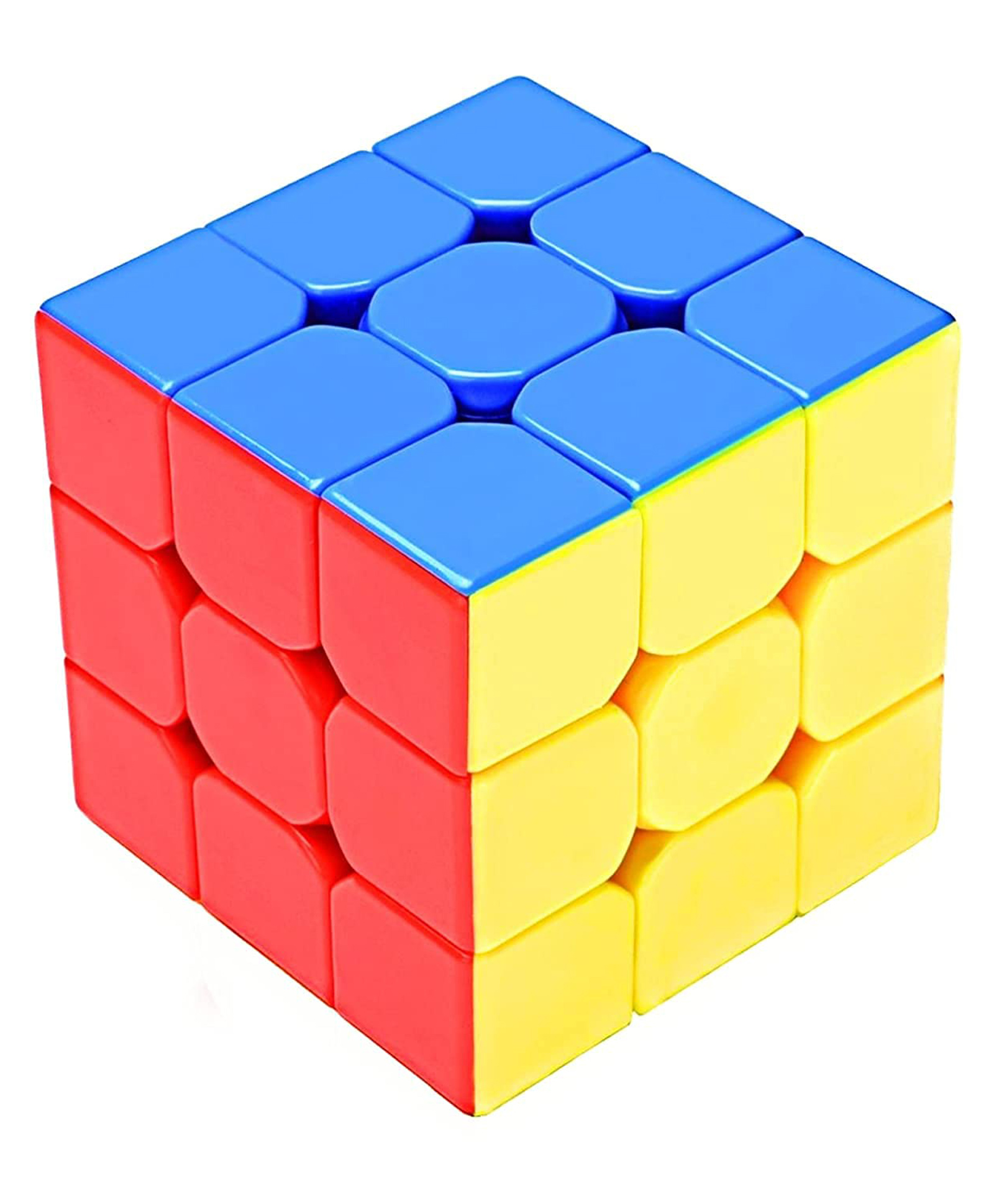 Oskart High Stability 3x3 Black Magic Speed Cube Toy for Kids & Adults Magic Speedy Brainstorming Puzzles Cube (Multicolor)-picture-20